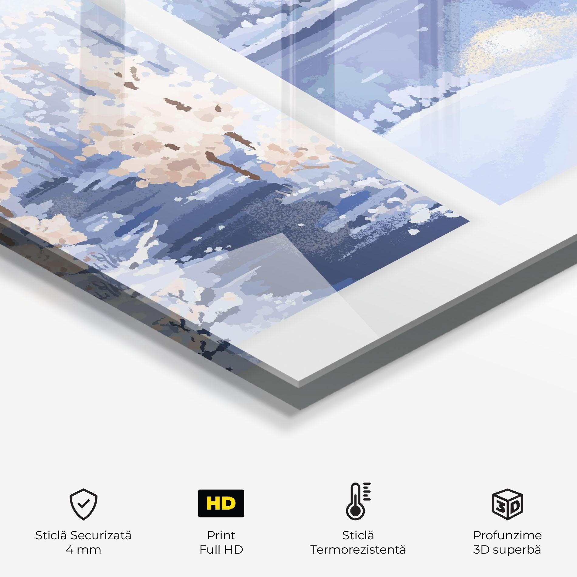 Panou Sticla Bucatarie Winter_landscape_with_forest_and_field_vector_illustration14 mockup 2