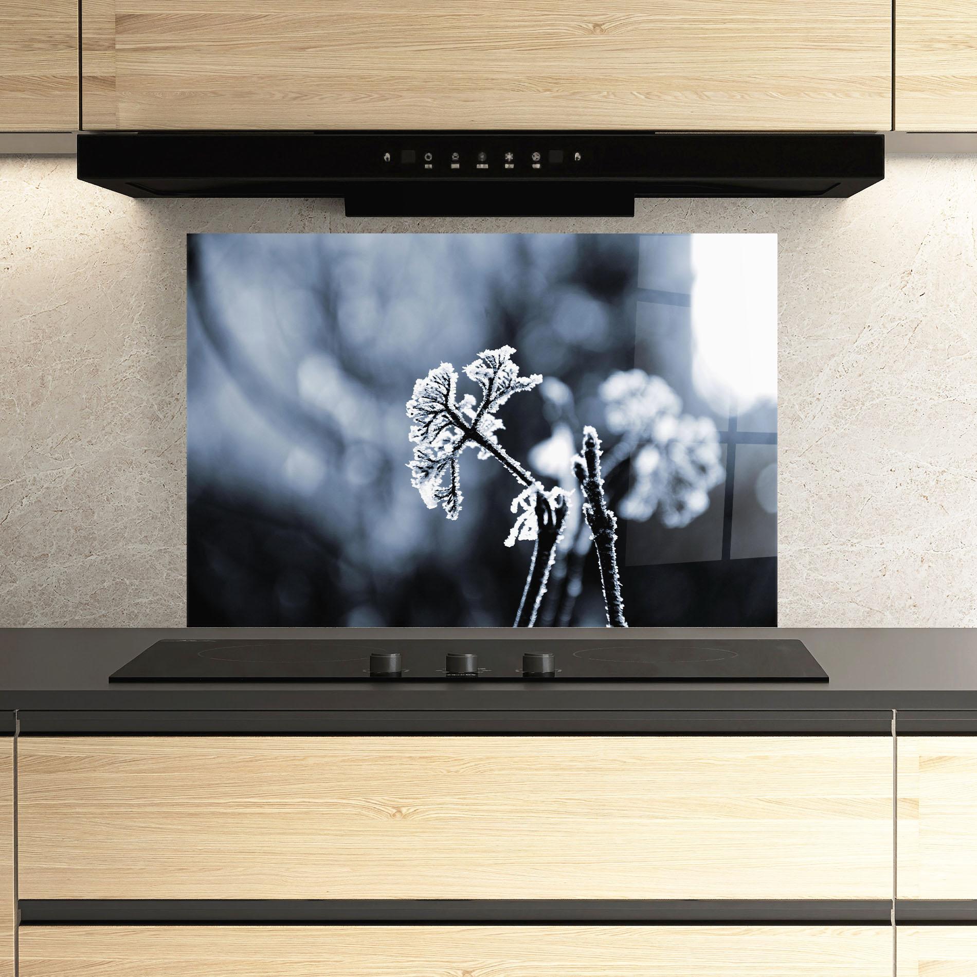 Panou Sticla Bucatarie Winter Plant mockup 3