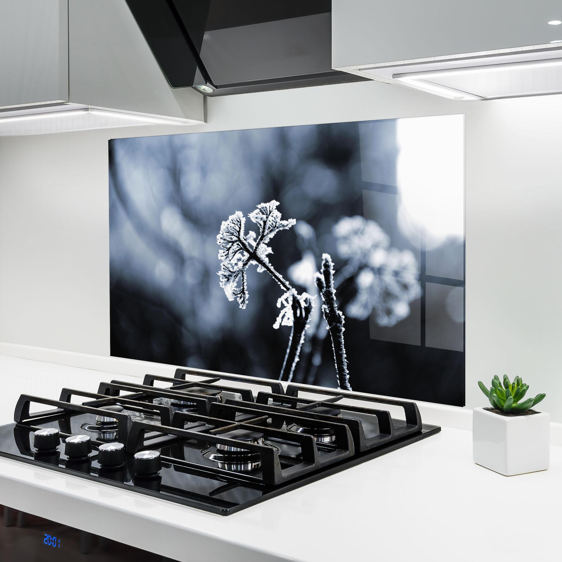 Panou Sticla Bucatarie Winter Plant mockup 6