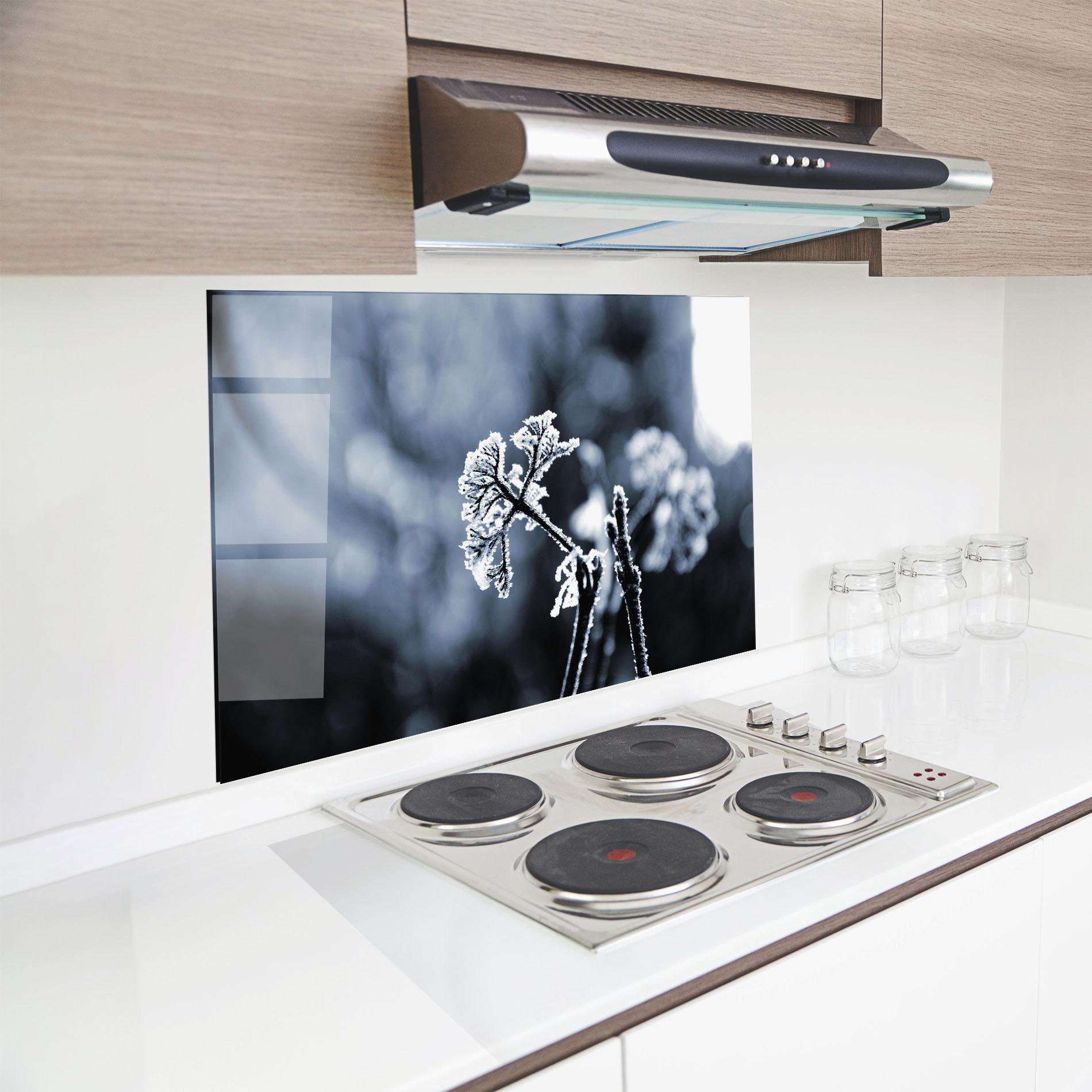 Panou Sticla Bucatarie Winter Plant mockup 8