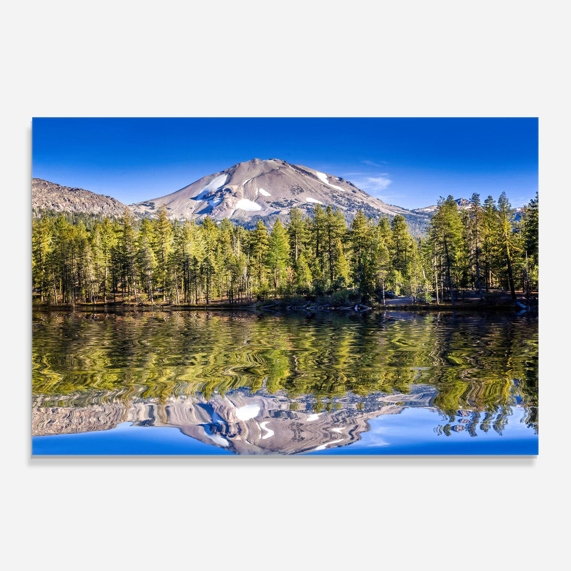 Panou Sticla Bucatarie Green Tree Lake mockup 0