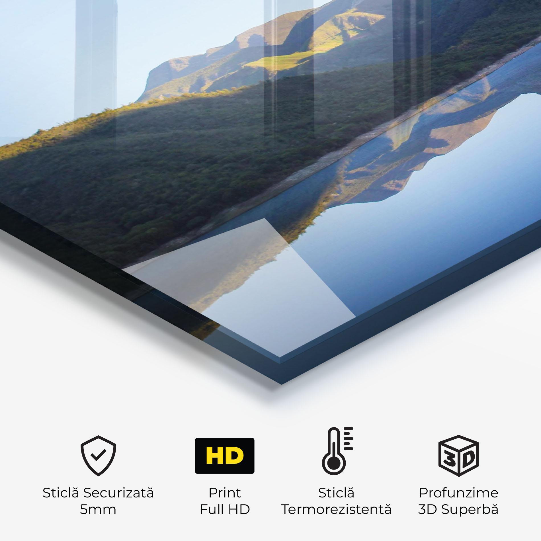 Panou Sticla Bucatarie Blue Nice Lake mockup 2