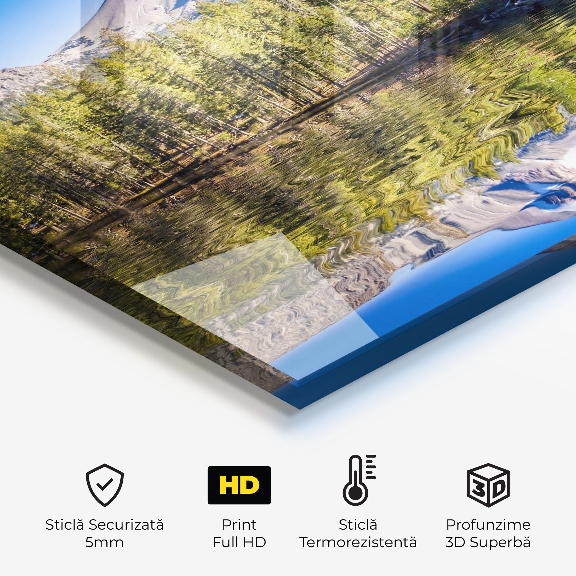 Panou Sticla Bucatarie Green Tree Lake mockup 2