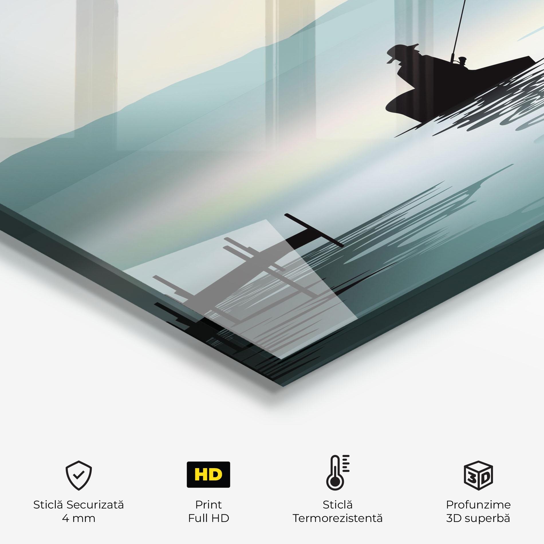 Panou Sticla Bucatarie Fishman Lake View mockup 2