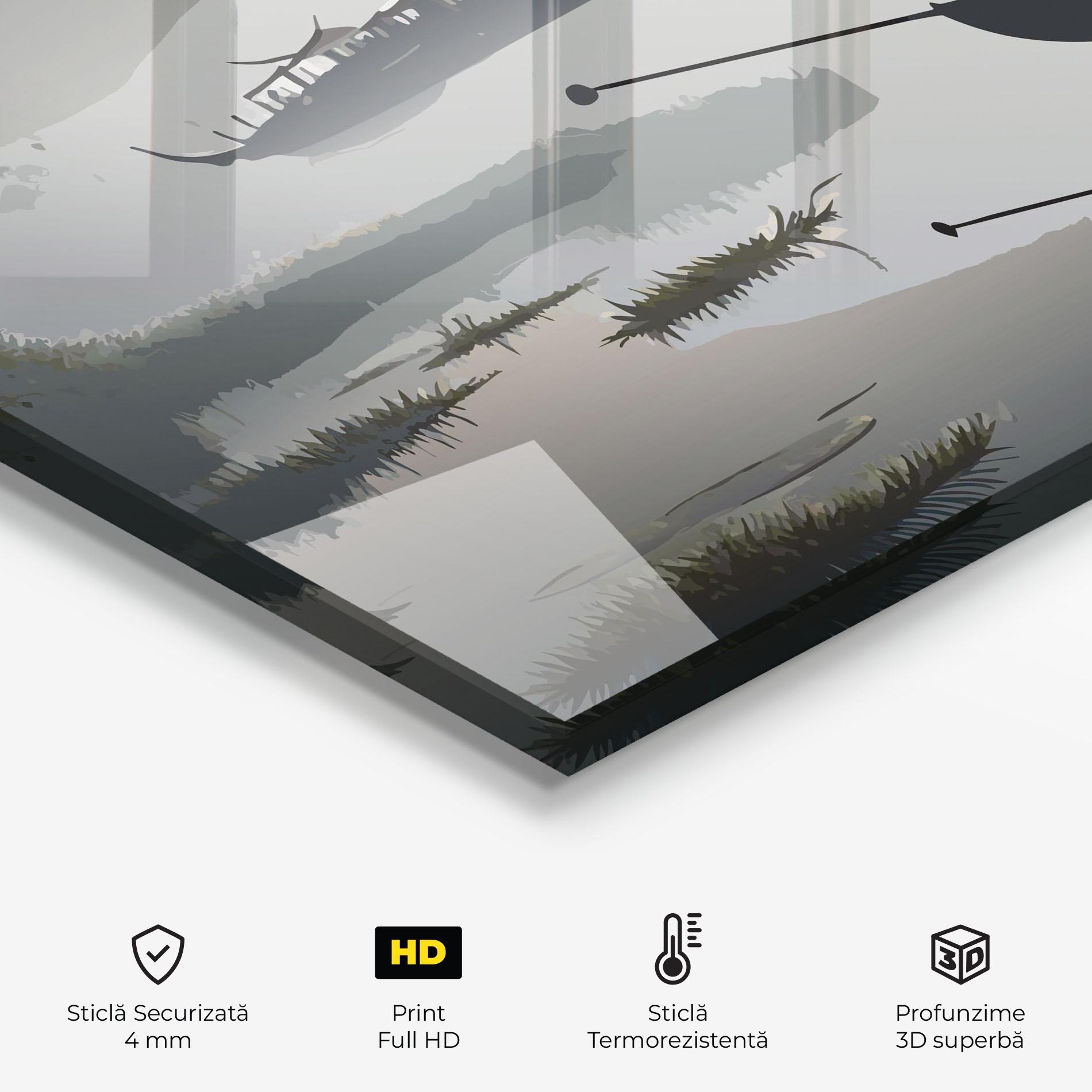 Panou Sticla Bucatarie Grey Lake Man mockup 2