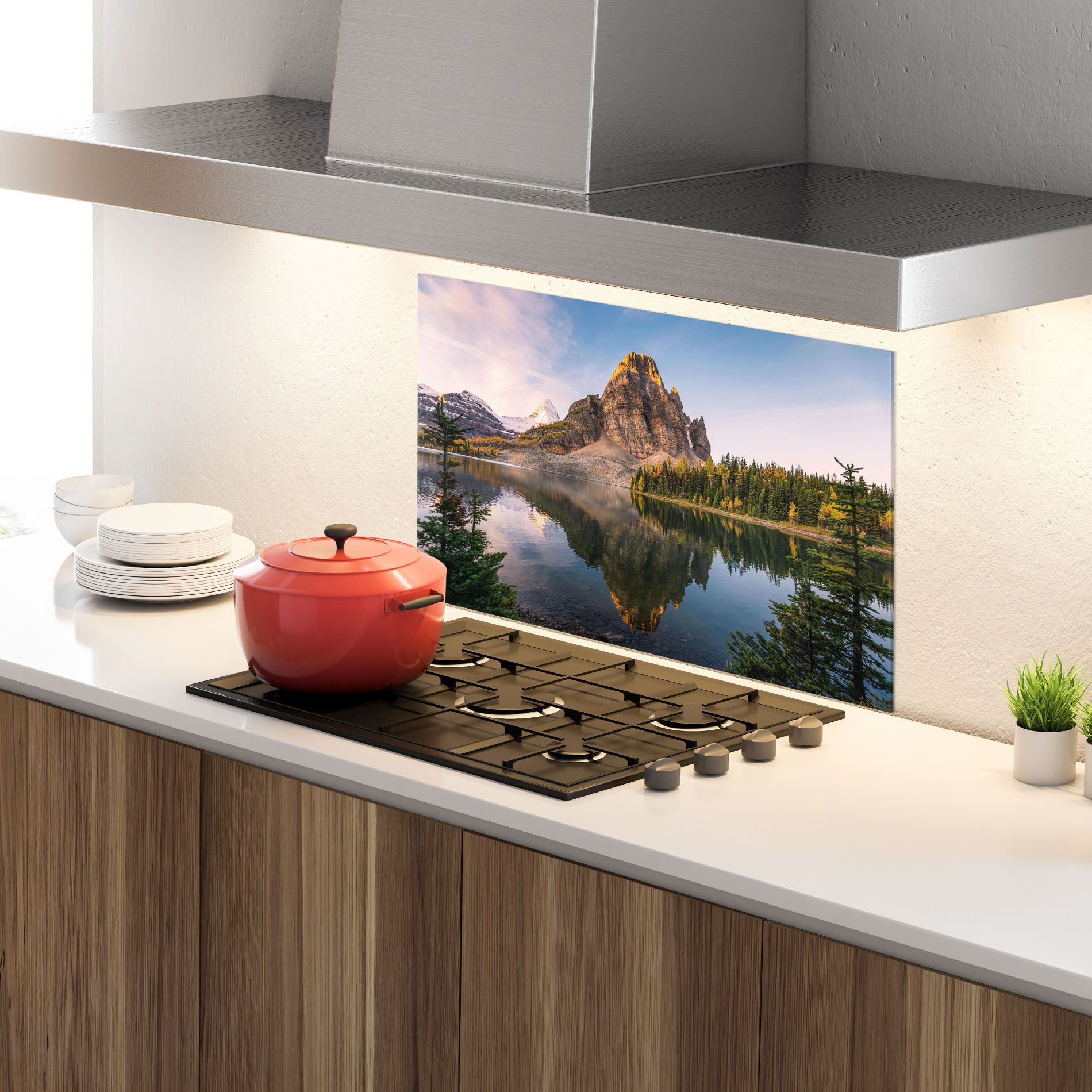 Mountain Sunrise Lake mockup 4