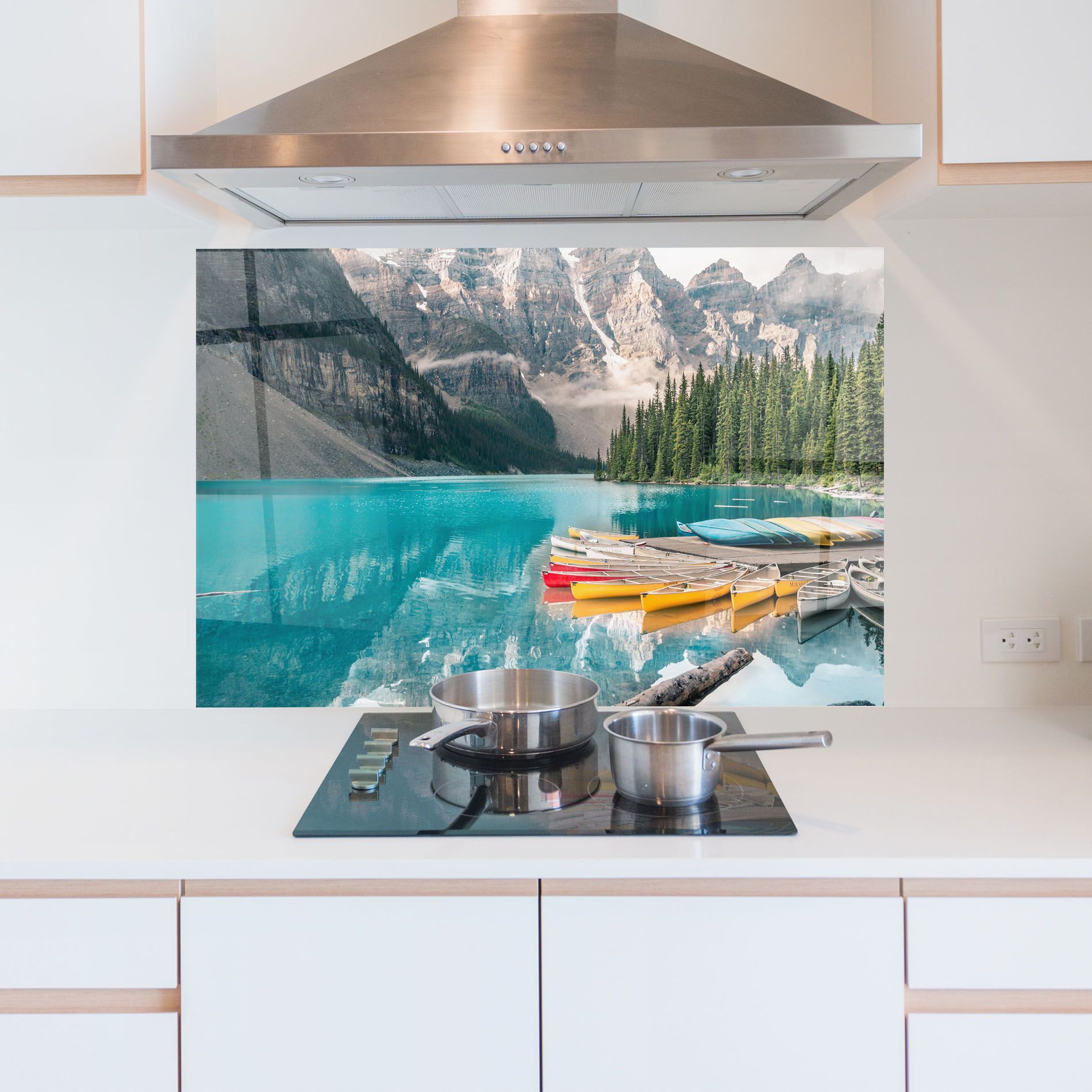 Beautiful Moraine Lake mockup 5