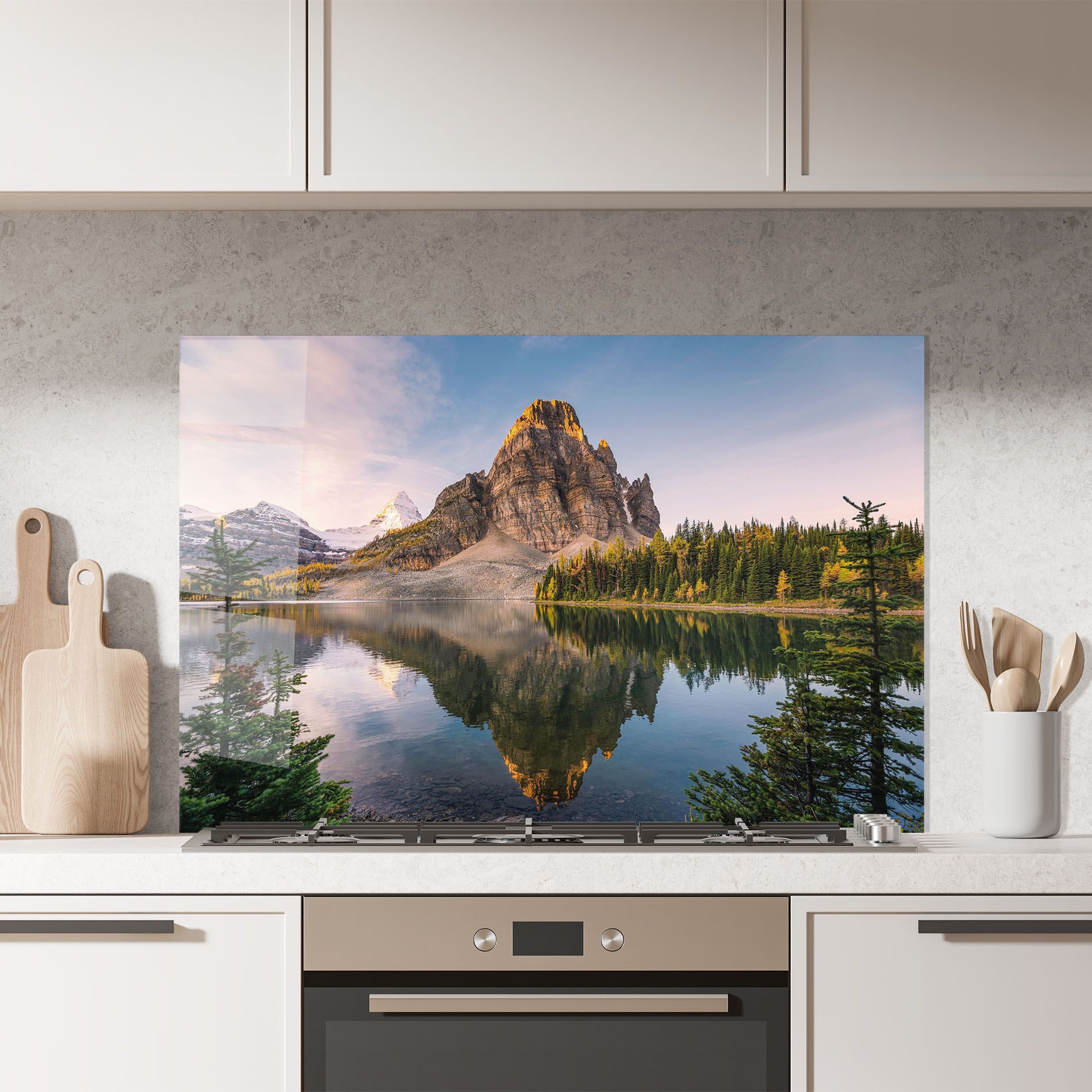 Mountain Sunrise Lake mockup 7