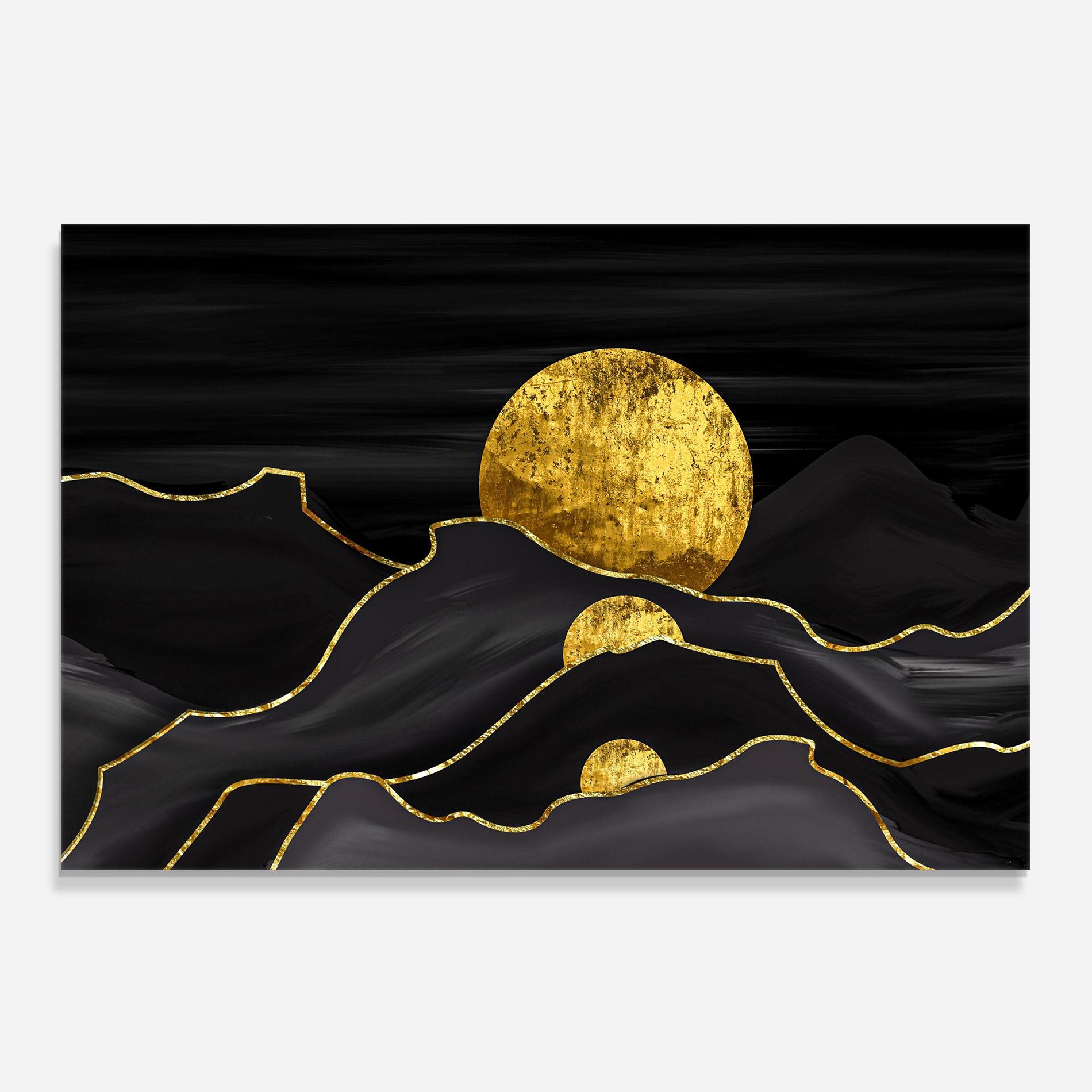 Panou Sticla Bucatarie Black Moutains mockup 0