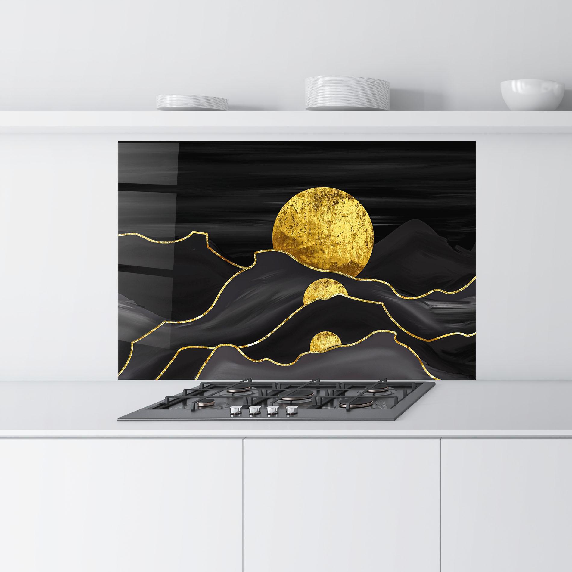 Panou Sticla Bucatarie Black Moutains mockup 9