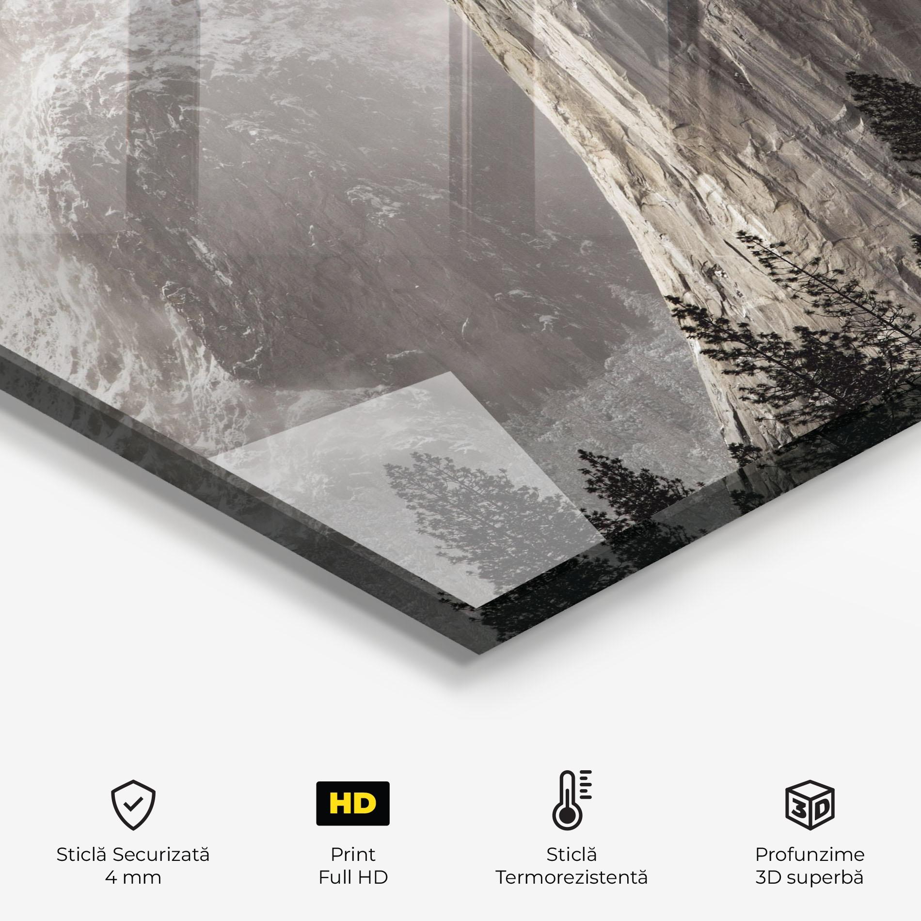 Panou Sticla Bucatarie Green Tree Mountain mockup 2