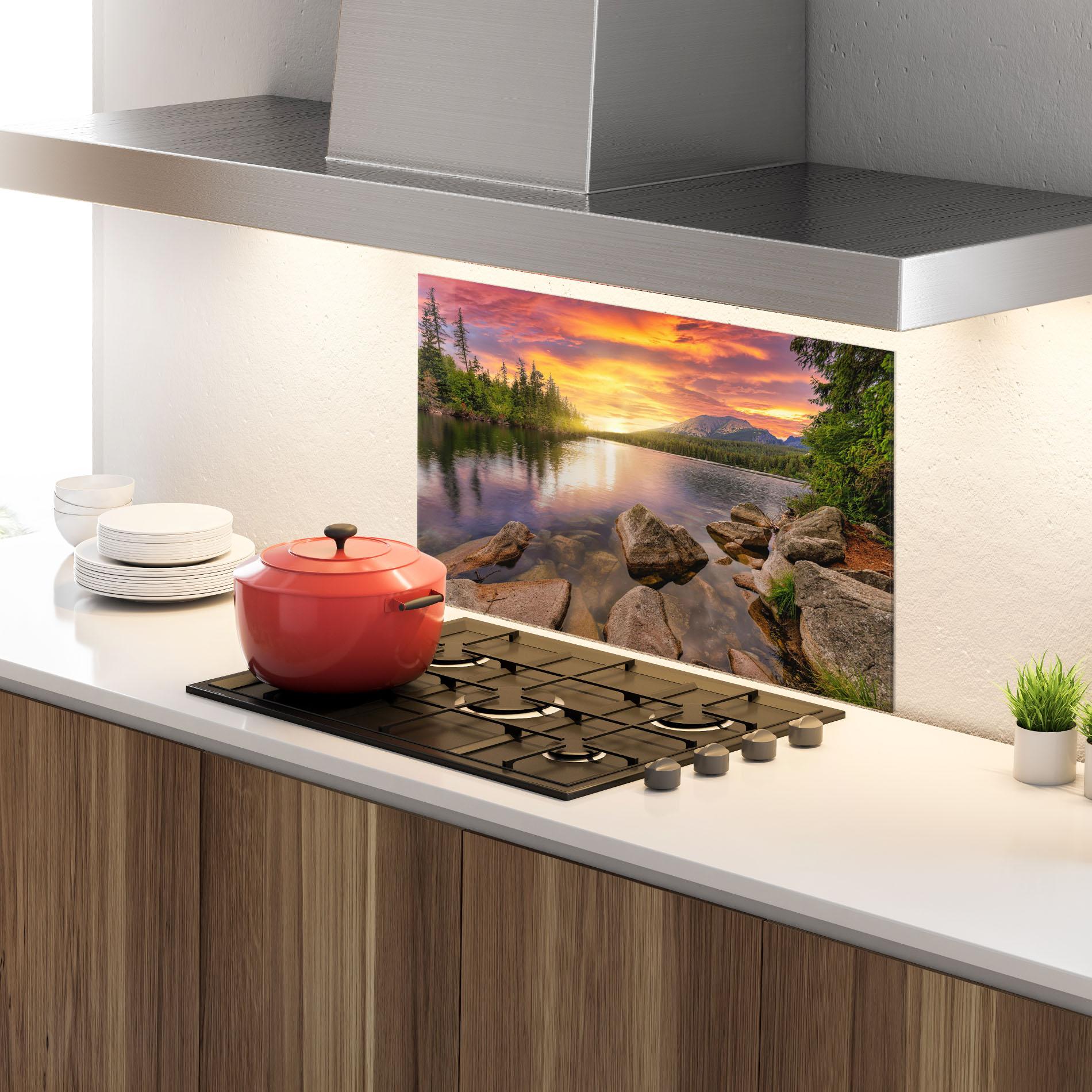 Panou Sticla Bucatarie Tatra View mockup 4