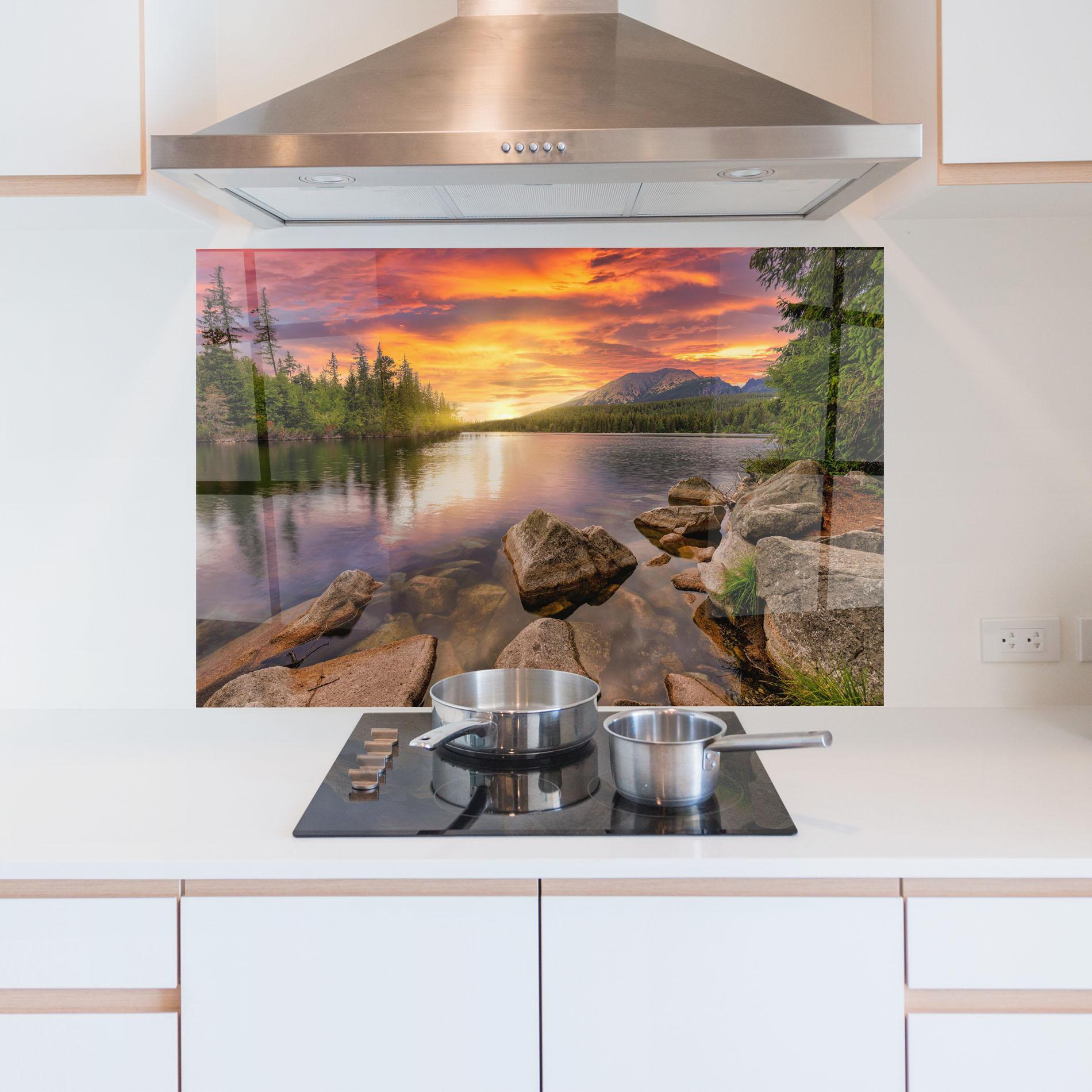 Panou Sticla Bucatarie Tatra View mockup 5