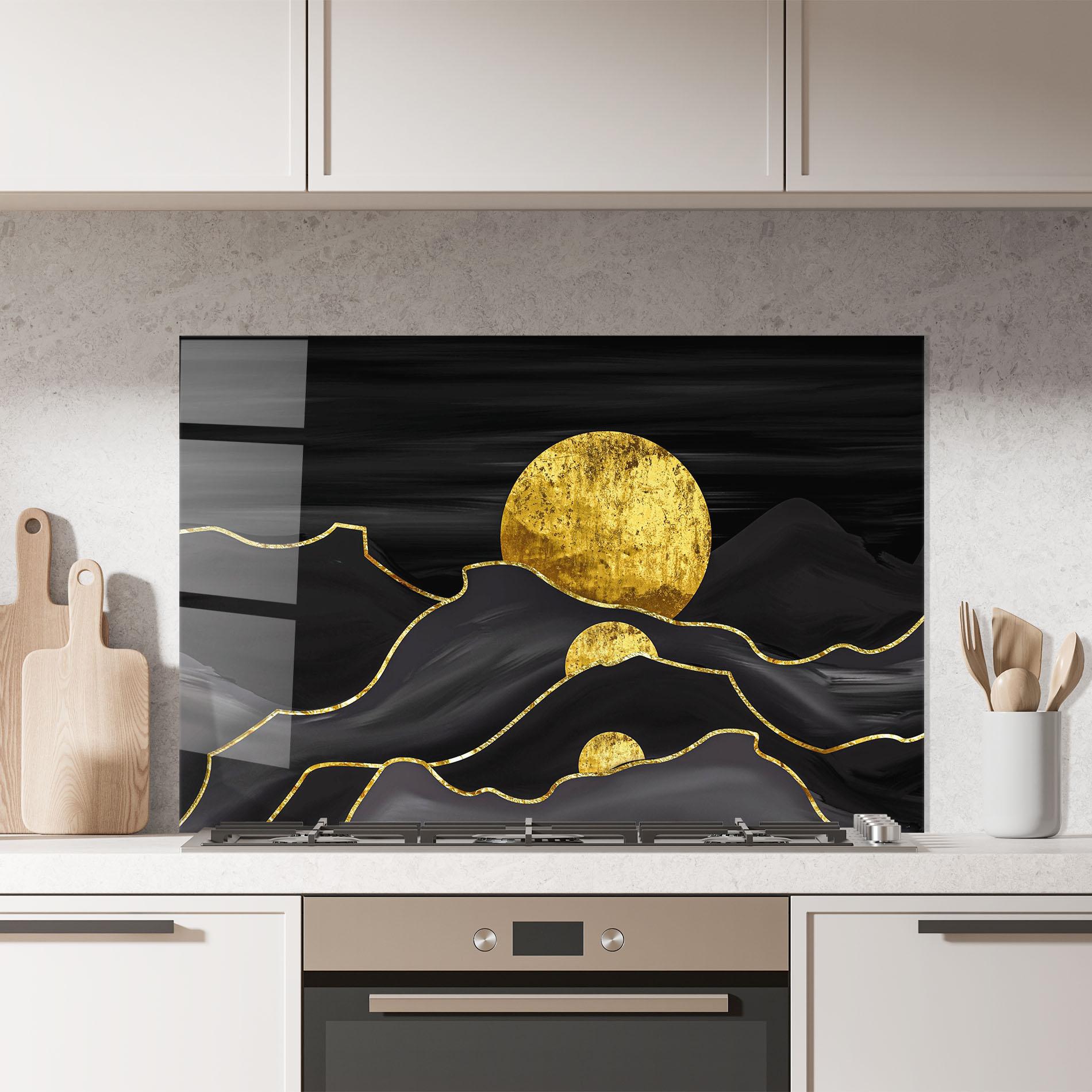 Panou Sticla Bucatarie Black Moutains mockup 7