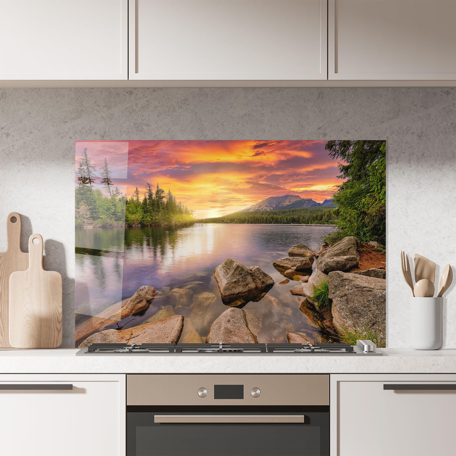 Panou Sticla Bucatarie Tatra View mockup 7