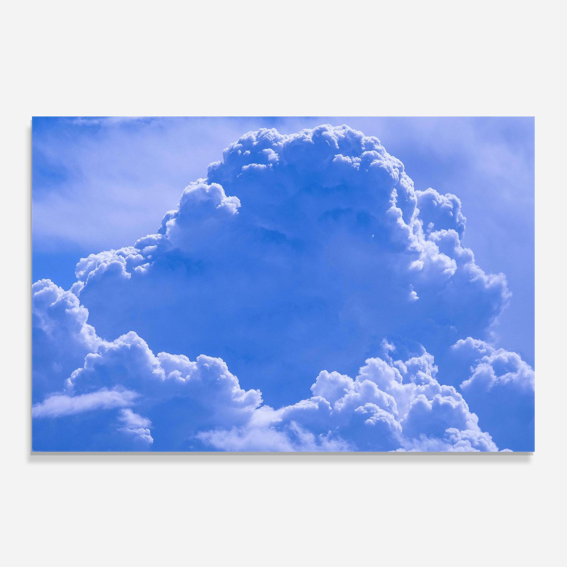 Panou Sticla Bucatarie Big Blue Cloud mockup 0