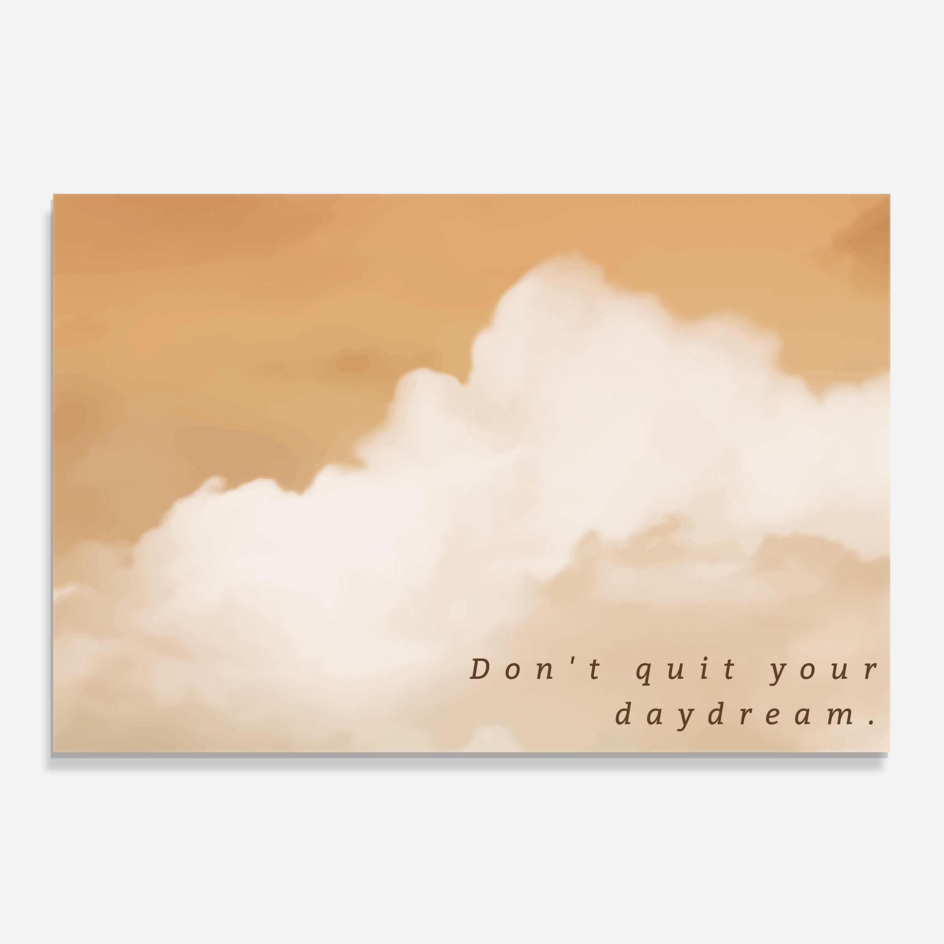 Panou Sticla Bucatarie Clouds Text mockup 0