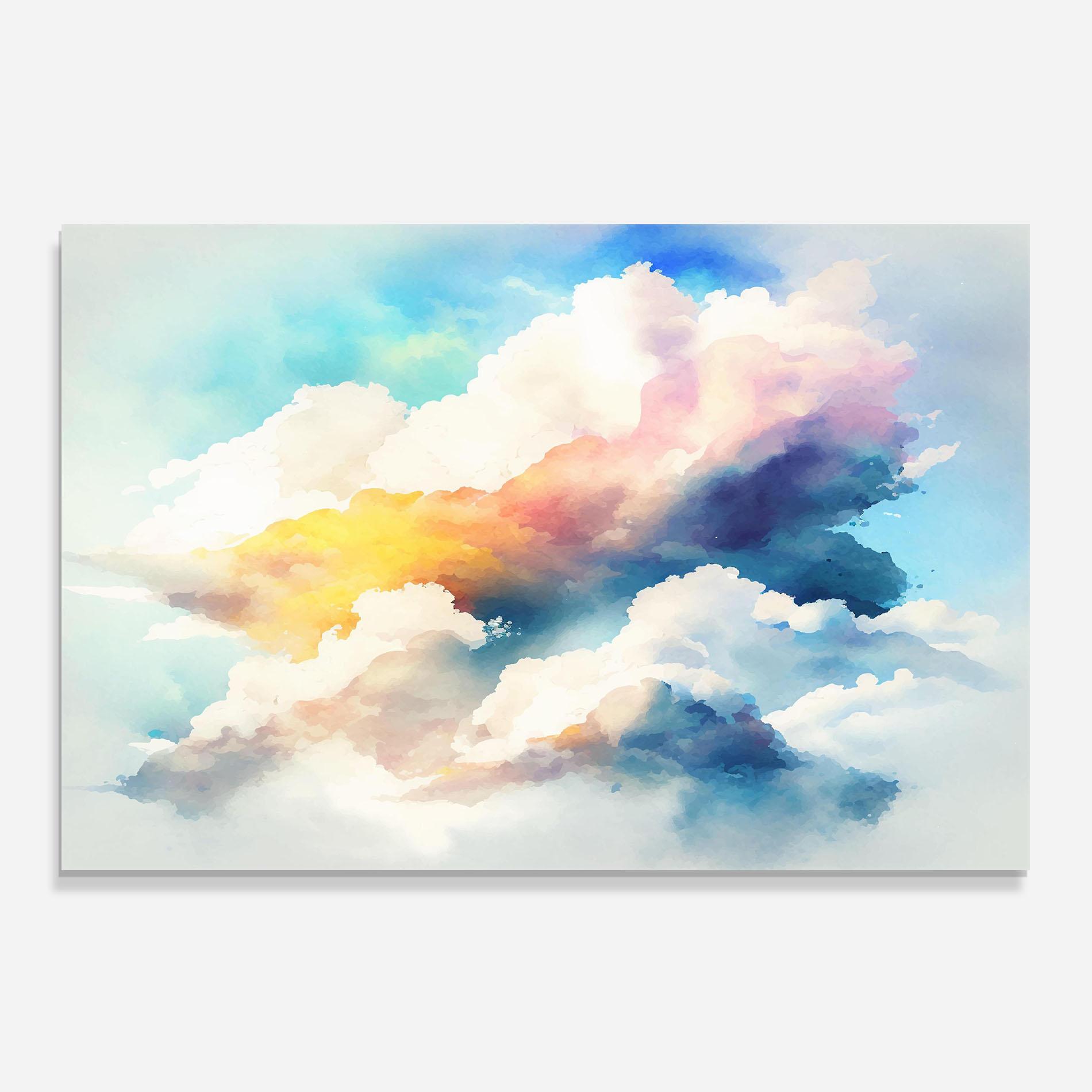 Panou Sticla Bucatarie Dreamy Cloud mockup 0