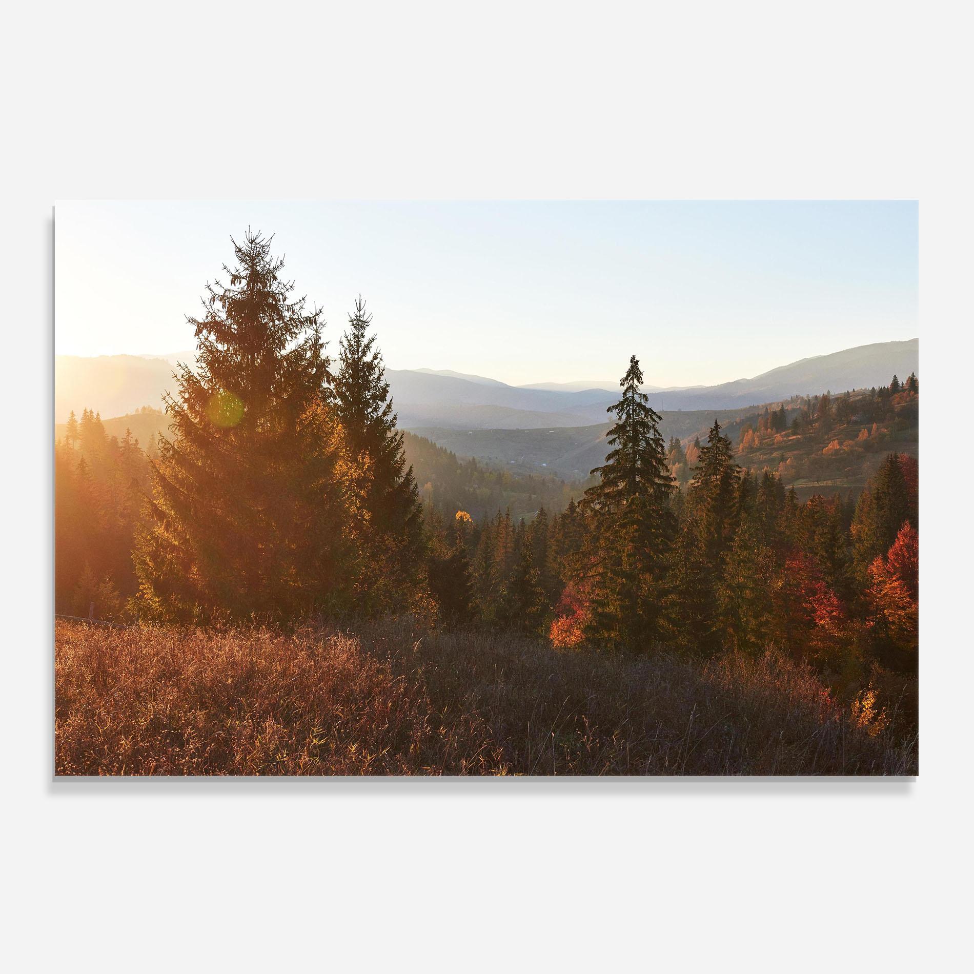 Panou Sticla Bucatarie Autumn Morning mockup 0
