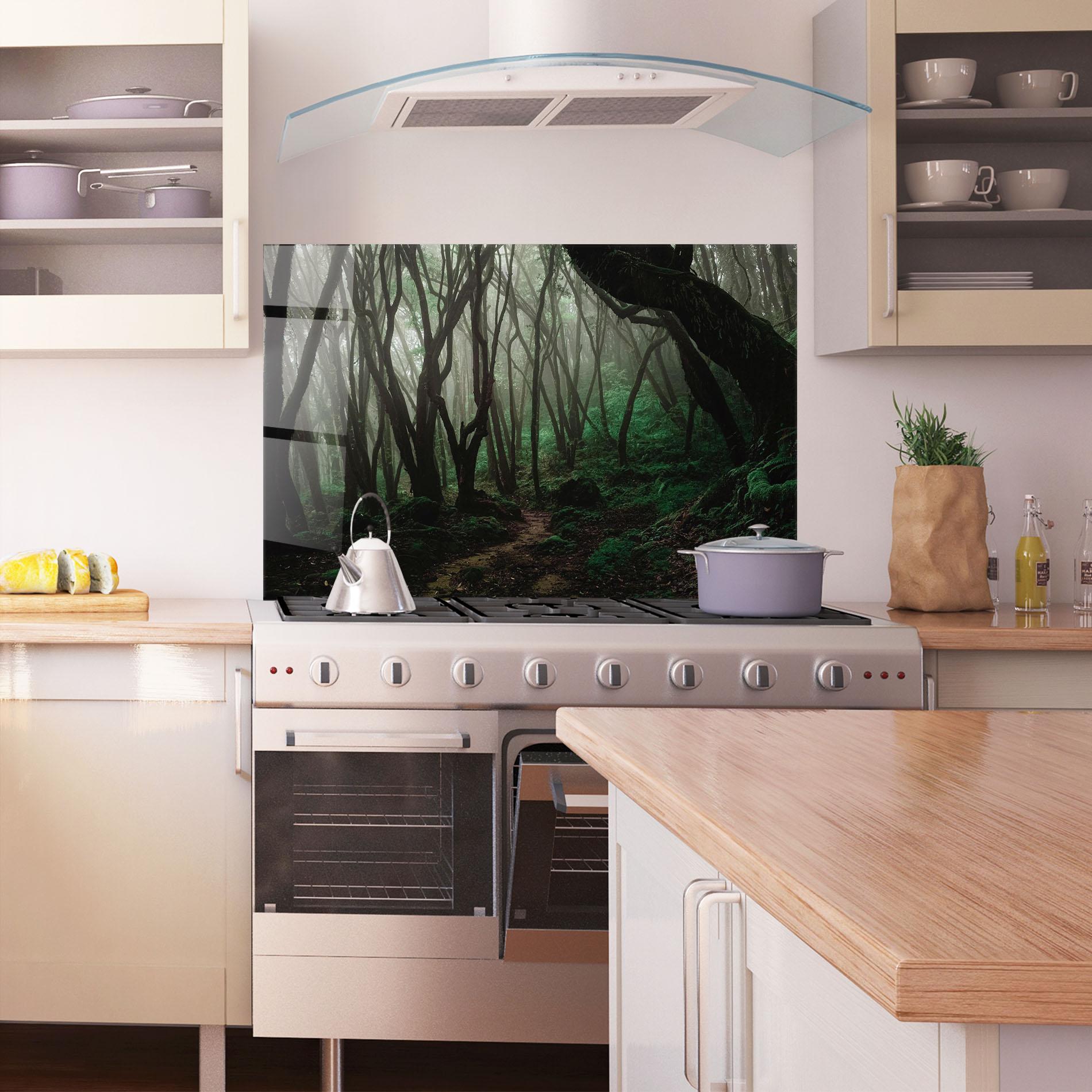 Panou Sticla Bucatarie Forest Story mockup 1