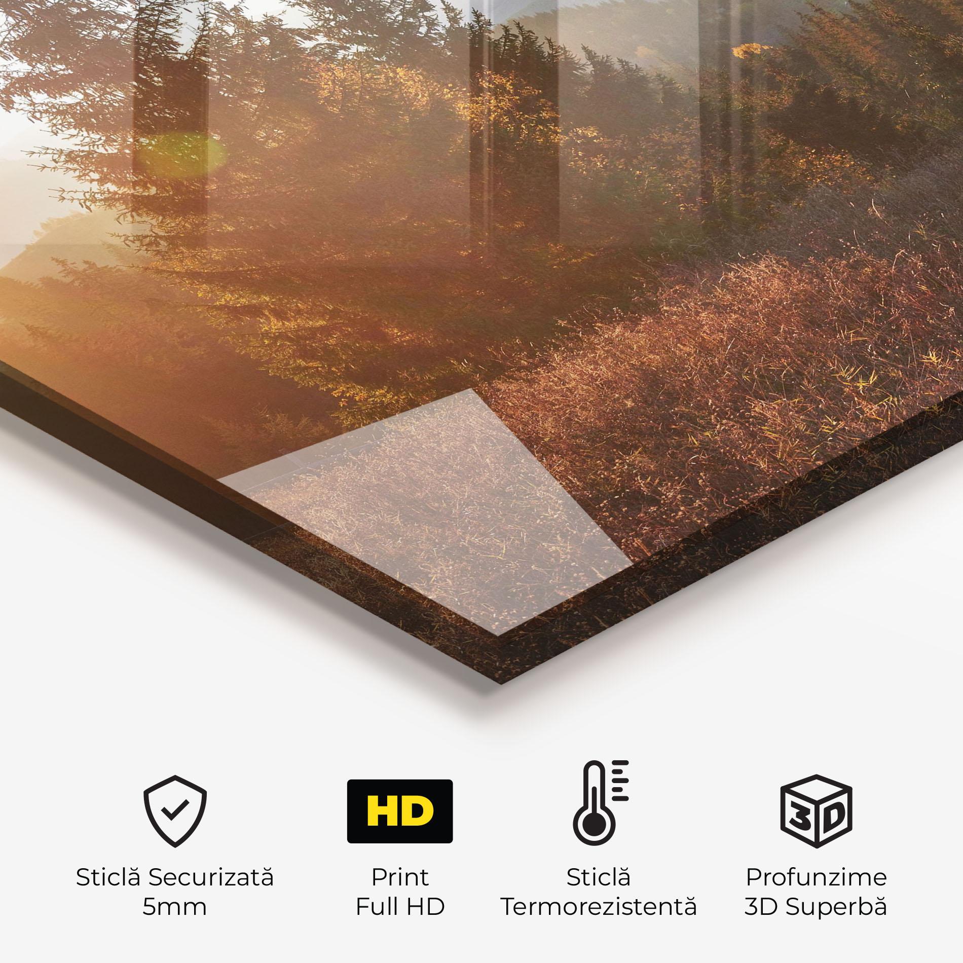 Panou Sticla Bucatarie Autumn Morning mockup 2