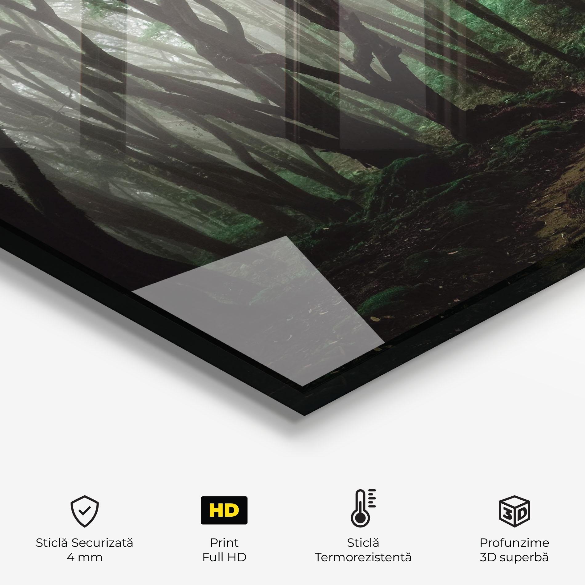 Panou Sticla Bucatarie Forest Story mockup 2