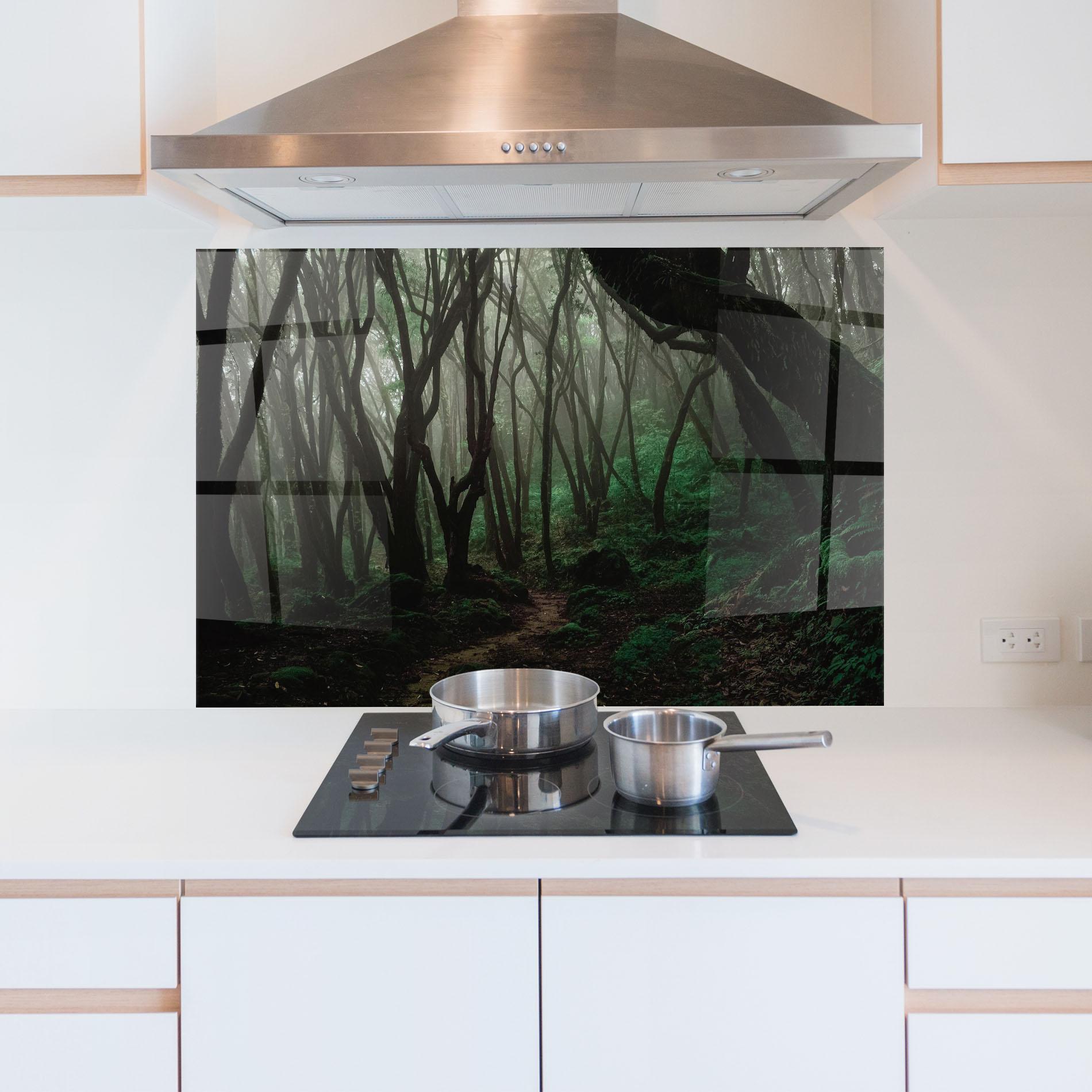 Panou Sticla Bucatarie Forest Story mockup 5