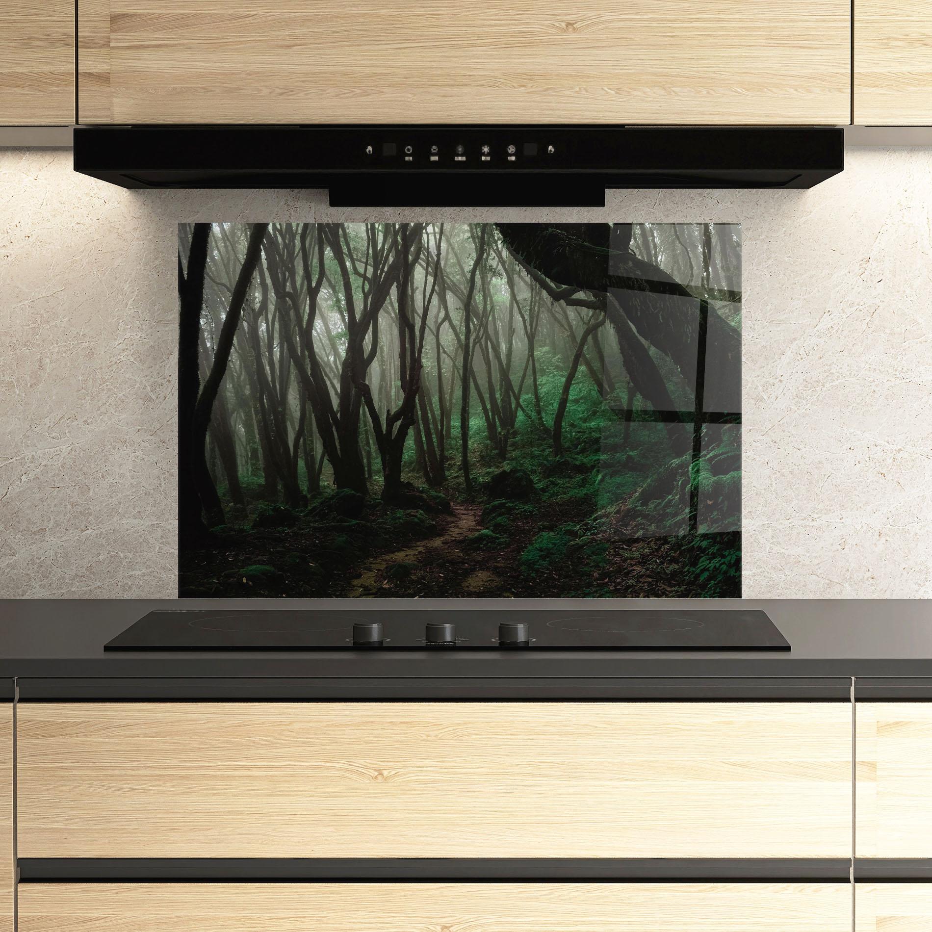 Panou Sticla Bucatarie Forest Story mockup 3