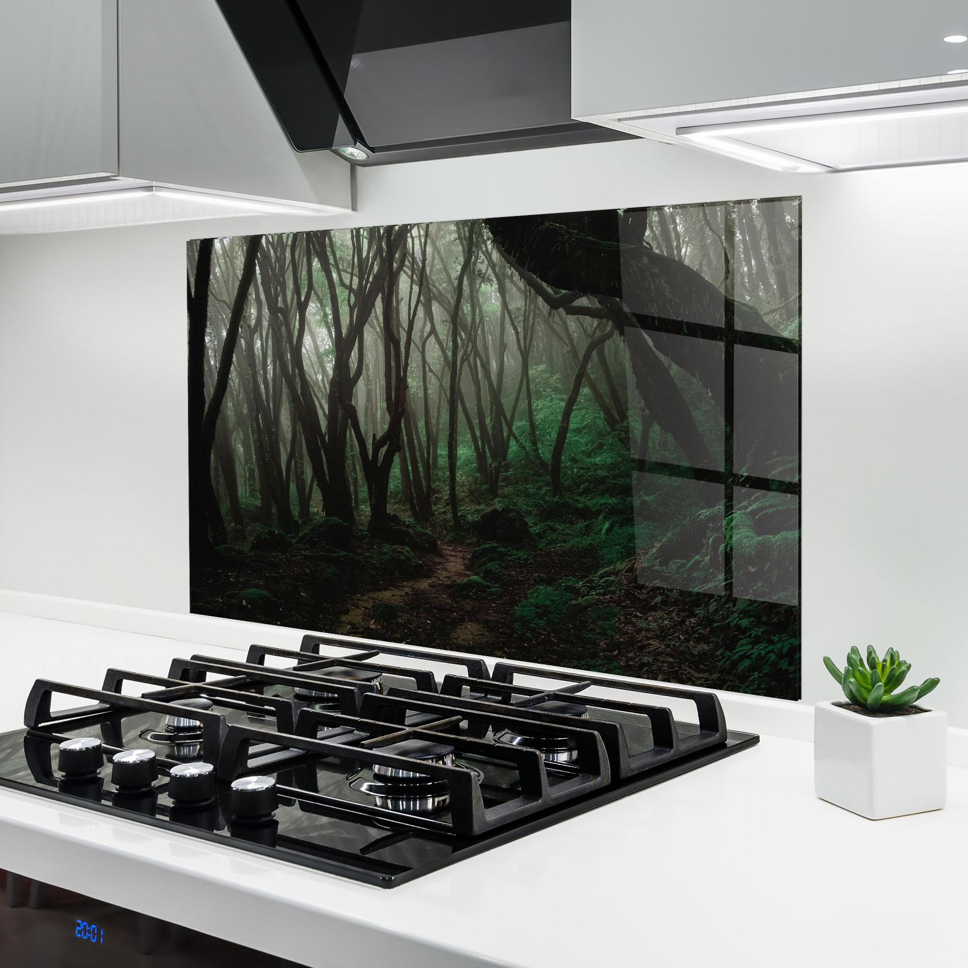 Panou Sticla Bucatarie Forest Story mockup 6