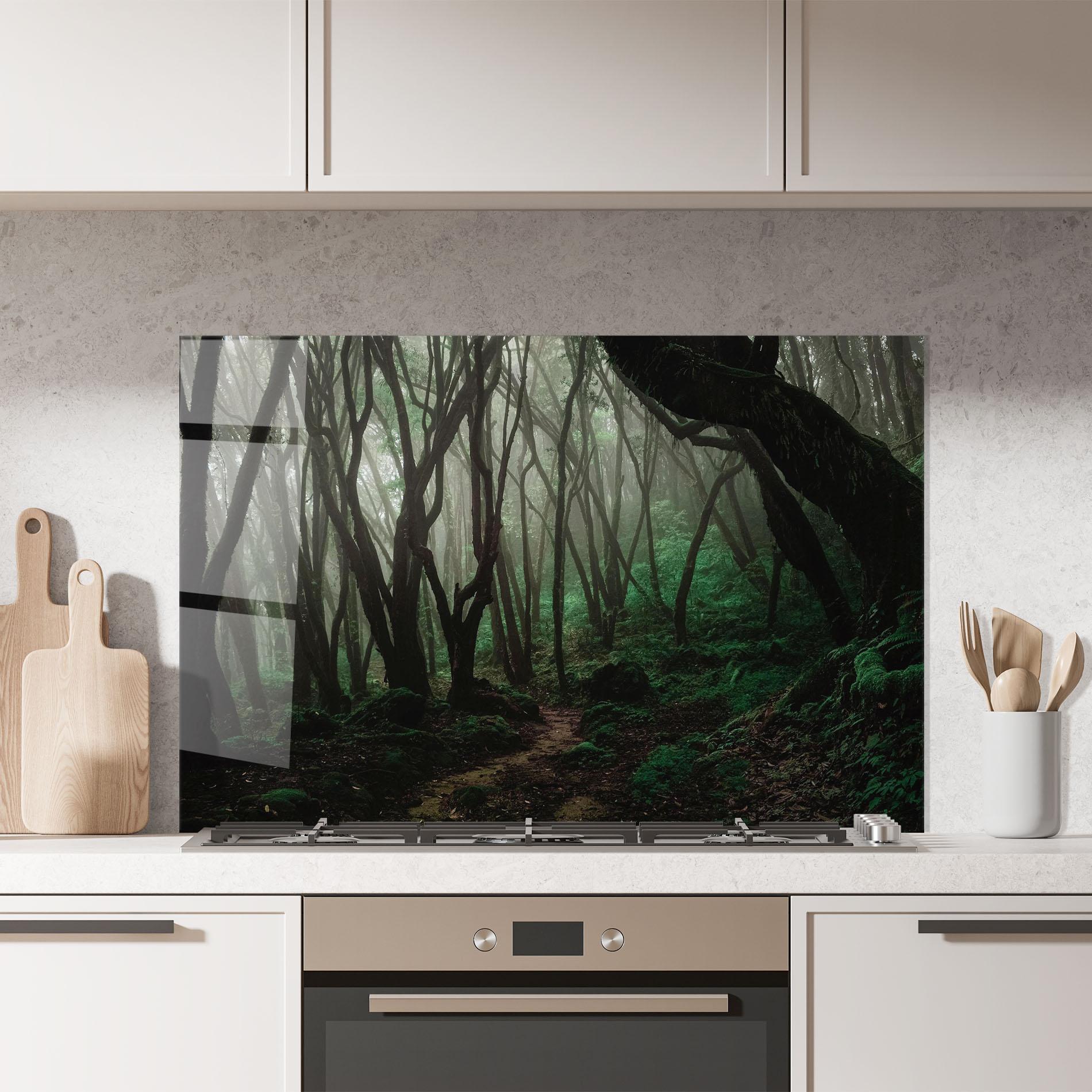 Panou Sticla Bucatarie Forest Story mockup 7