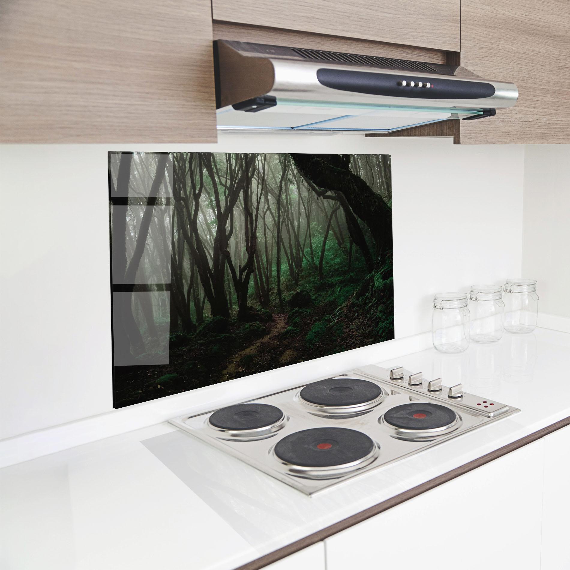 Panou Sticla Bucatarie Forest Story mockup 8