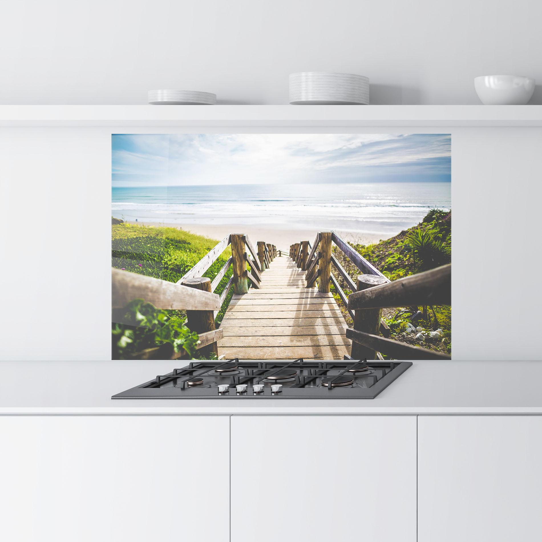 Panou Sticla Bucatarie Beach Road mockup 9