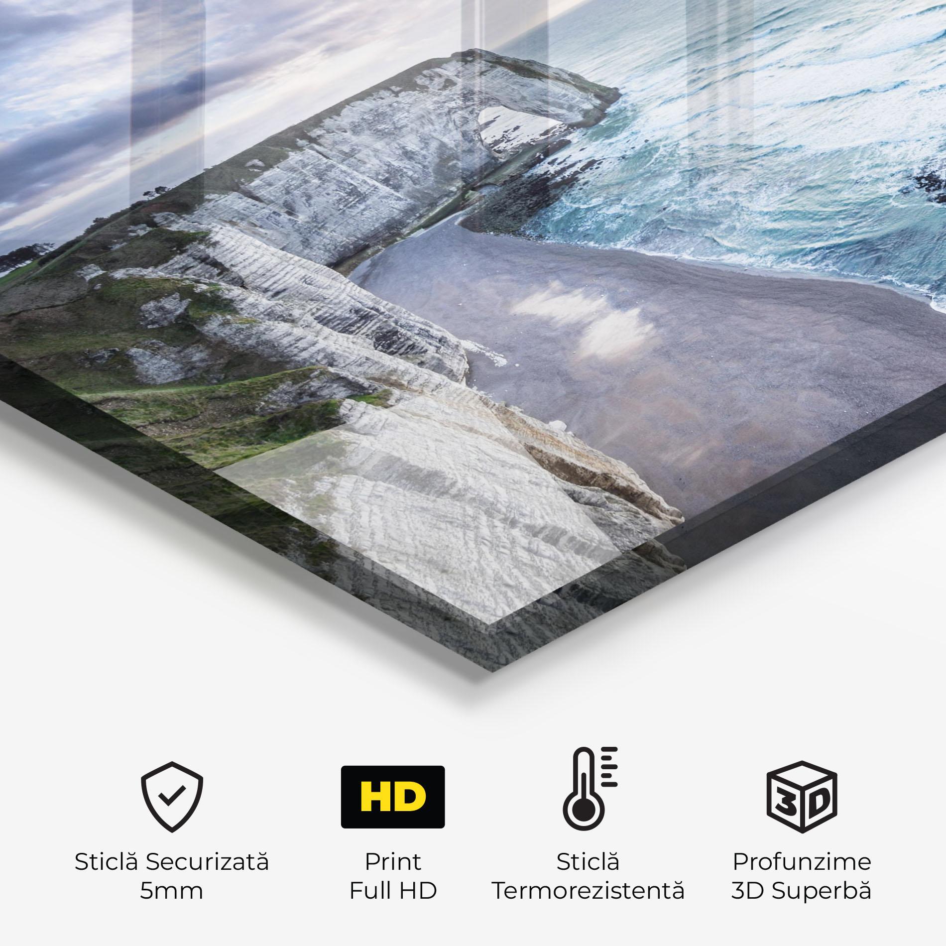 Panou Sticla Bucatarie Etretat View mockup 2