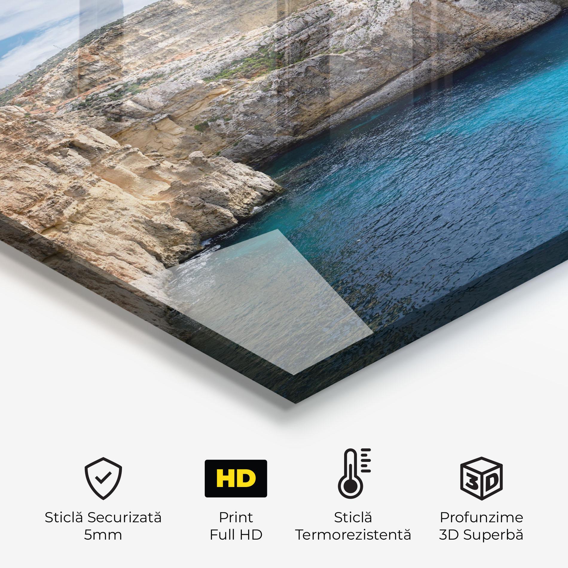 Panou Sticla Bucatarie Island Landscape mockup 2