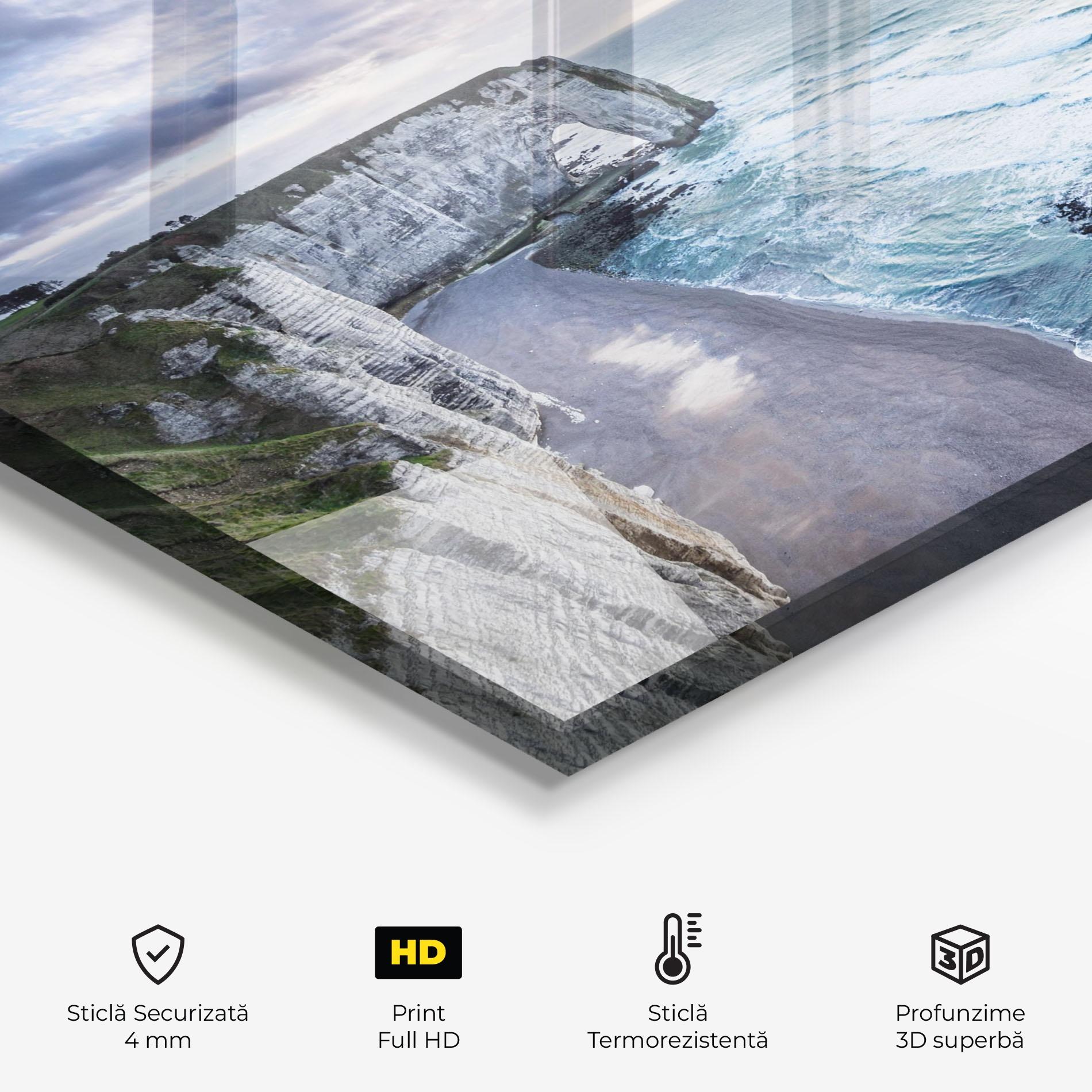 Panou Sticla Bucatarie Etretat View mockup 2