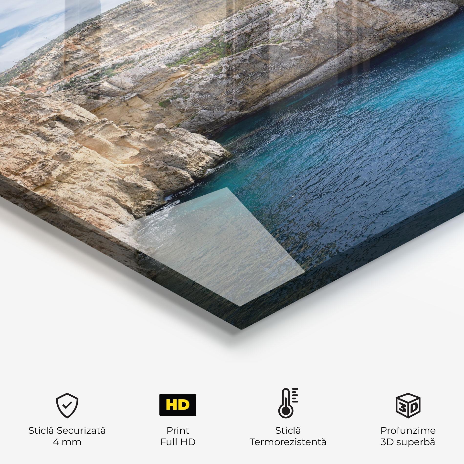 Panou Sticla Bucatarie Island Landscape mockup 2