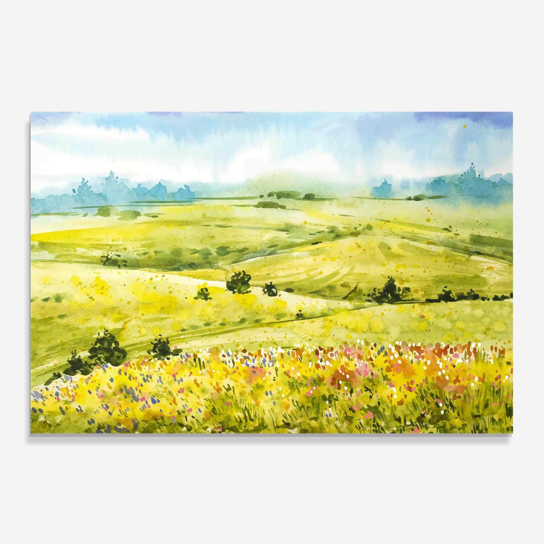 Panou Sticla Bucatarie Spring Art mockup 0