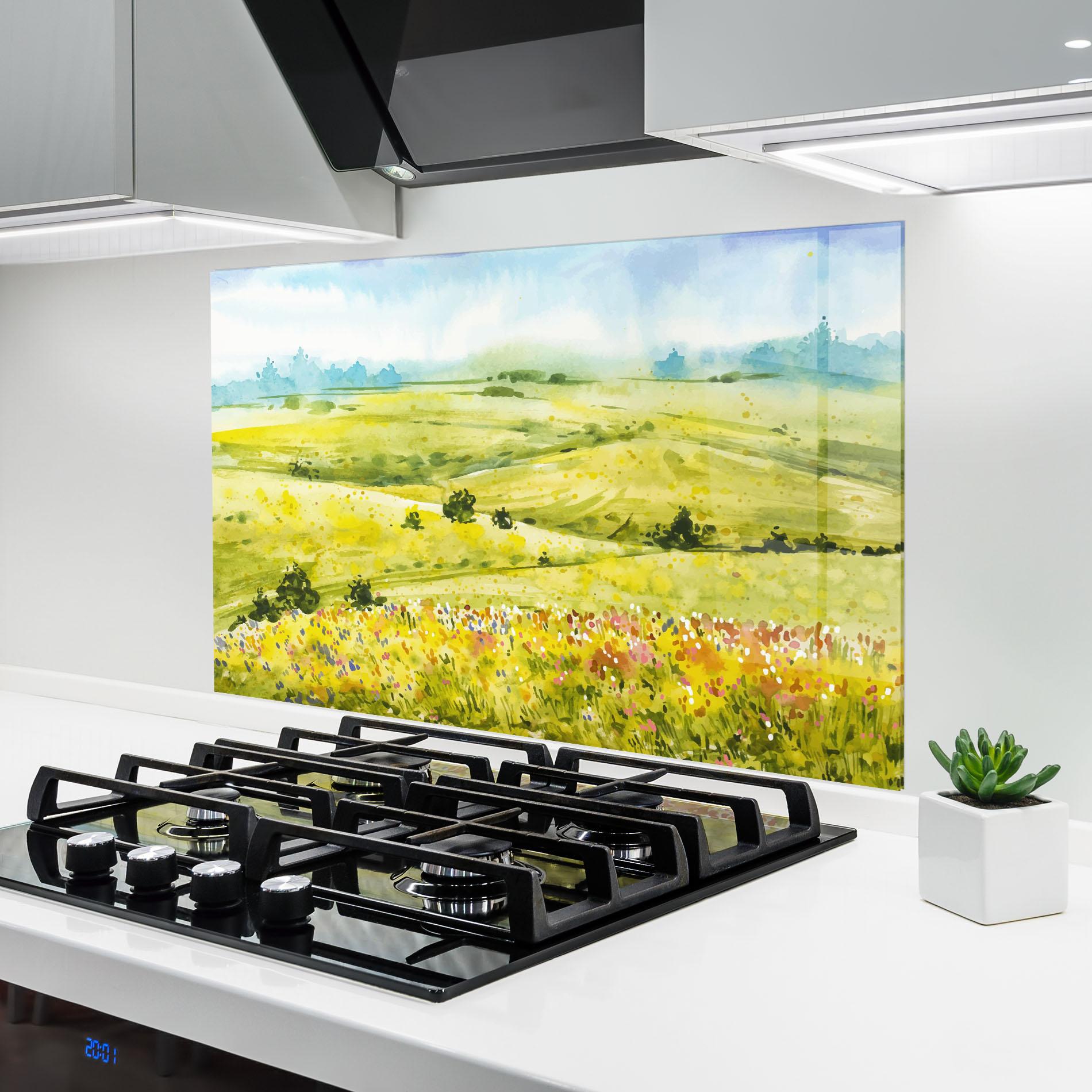 Panou Sticla Bucatarie Spring Art mockup 6