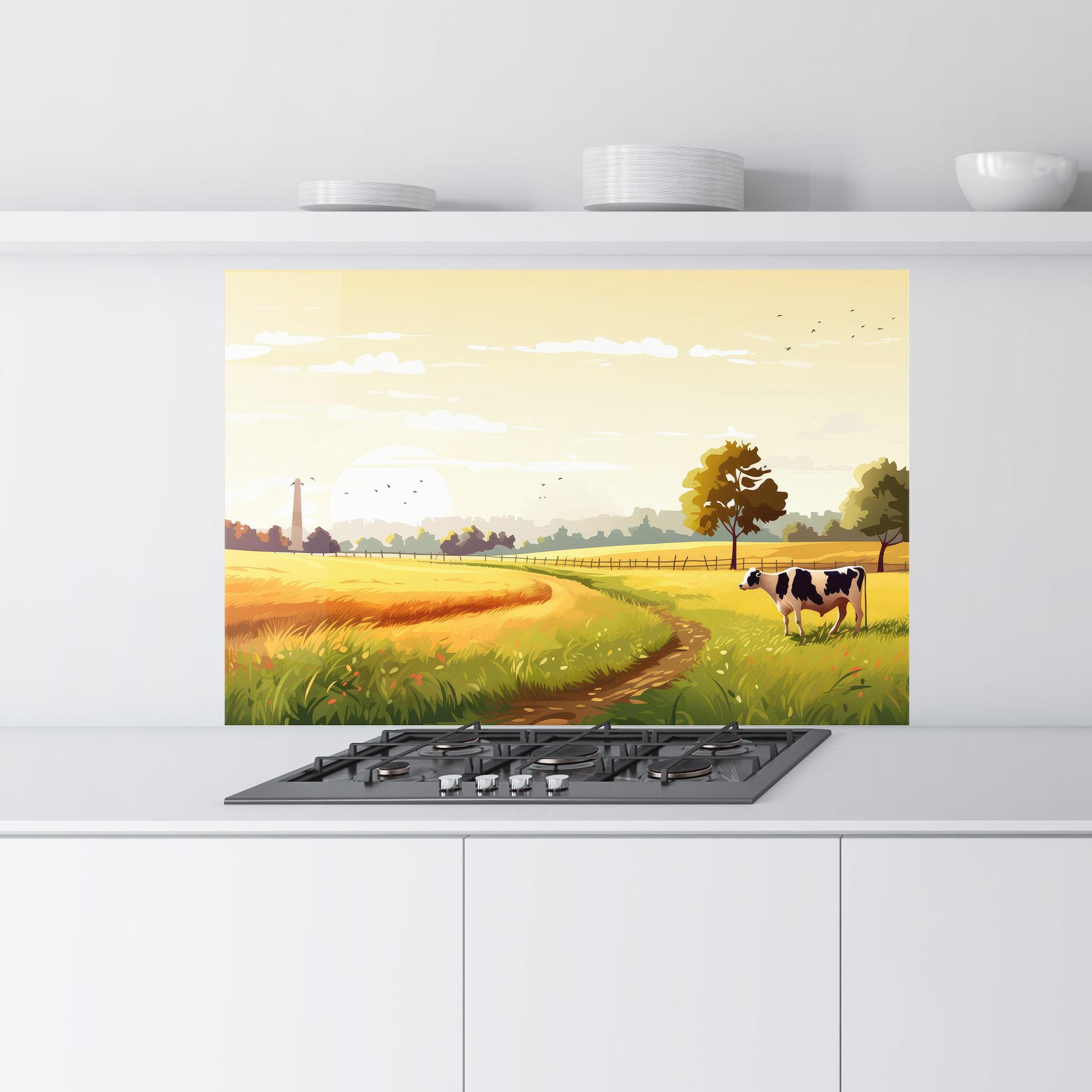 Panou Sticla Bucatarie Grazing Farm mockup 9