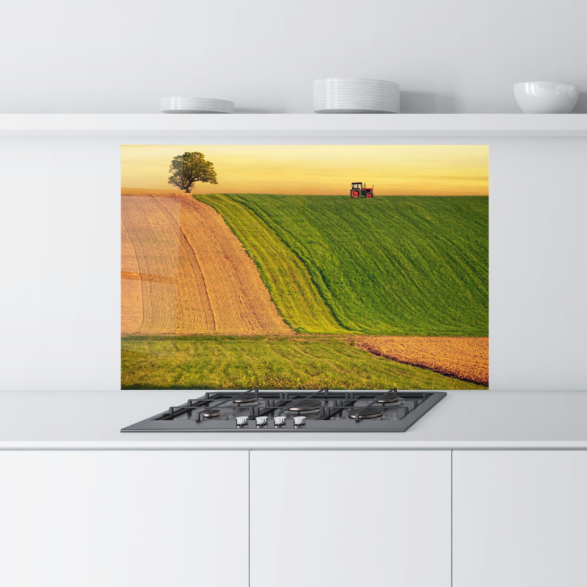 Green Cream Field mockup 9