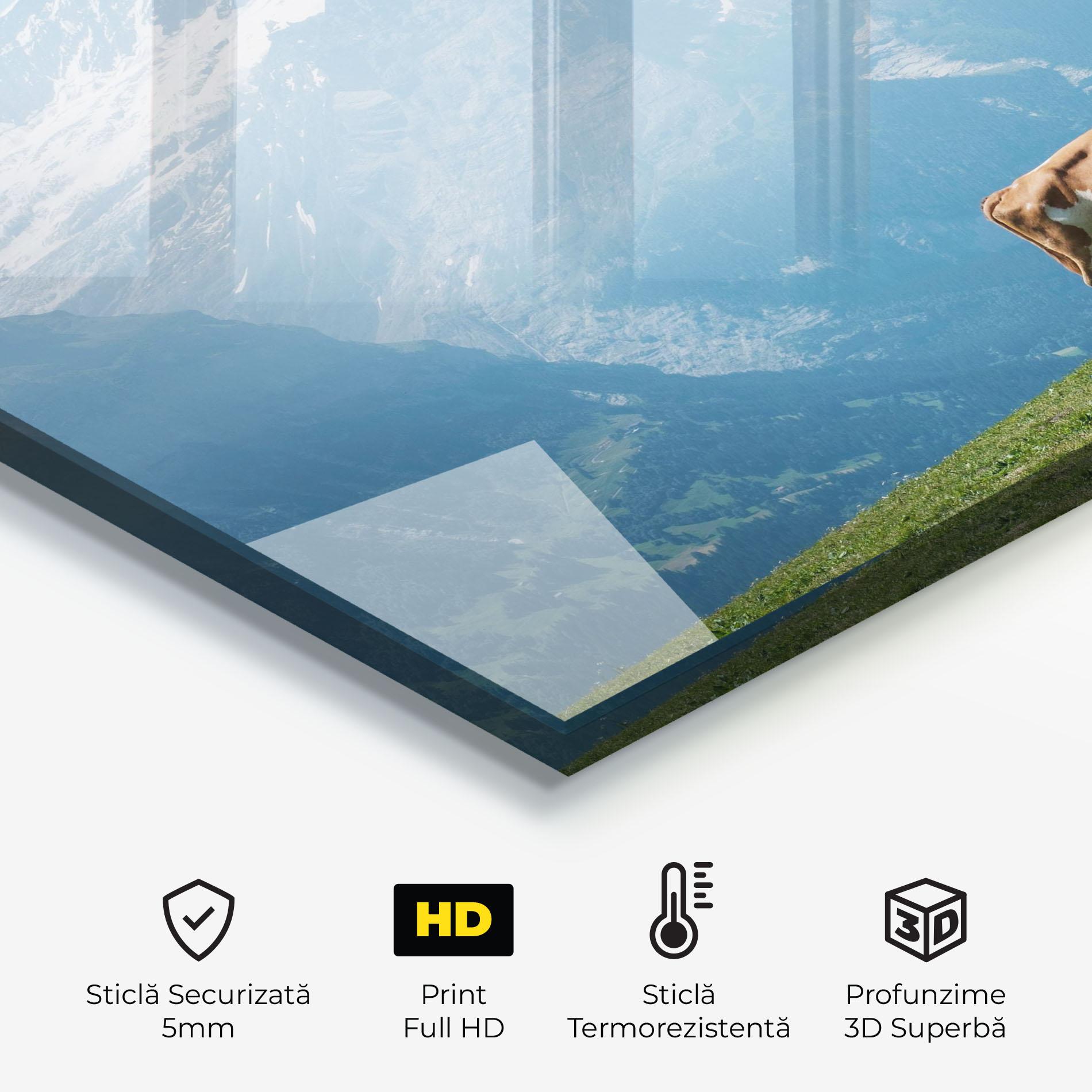 Panou Sticla Bucatarie Cow Mountain mockup 2