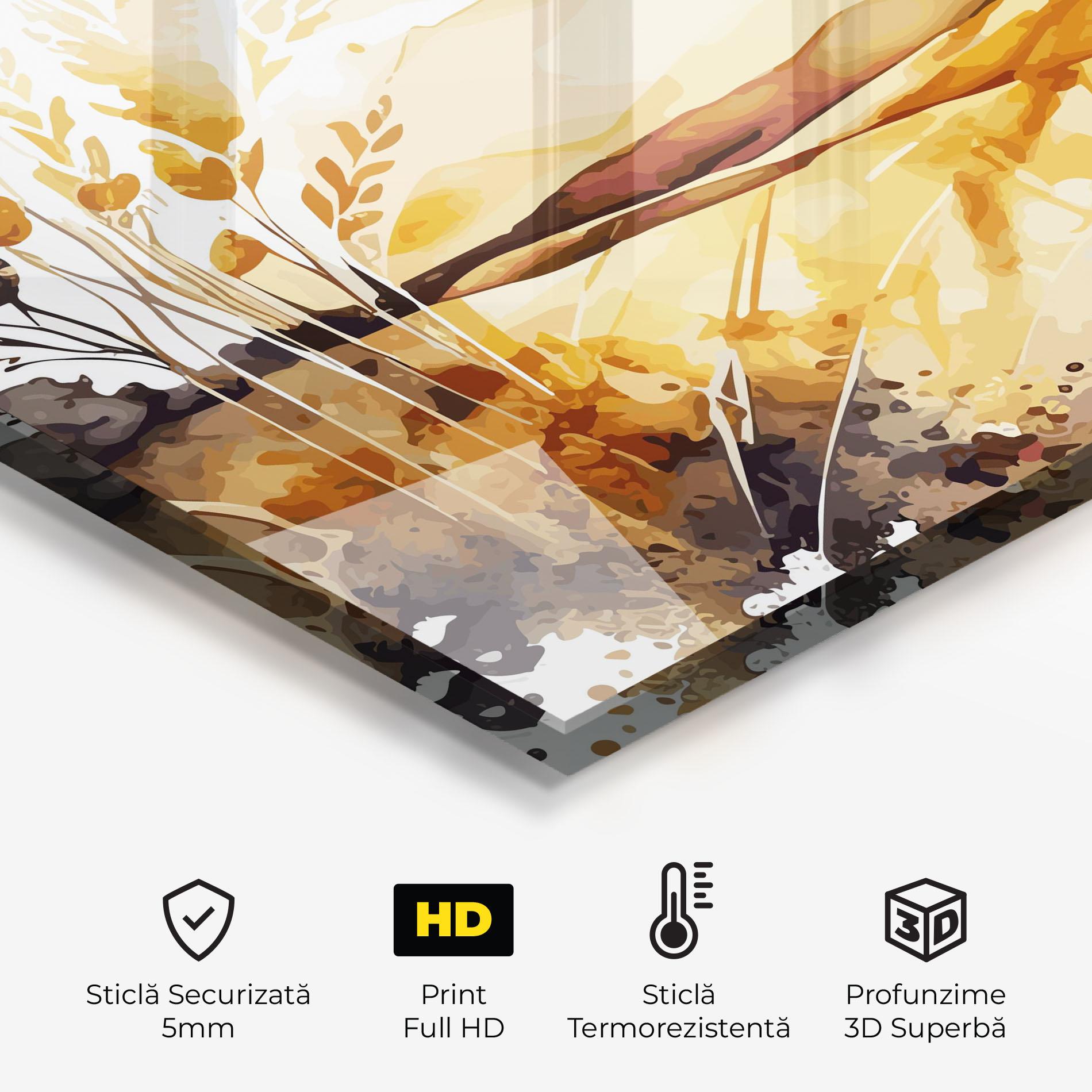 Panou Sticla Bucatarie Crops Field mockup 2