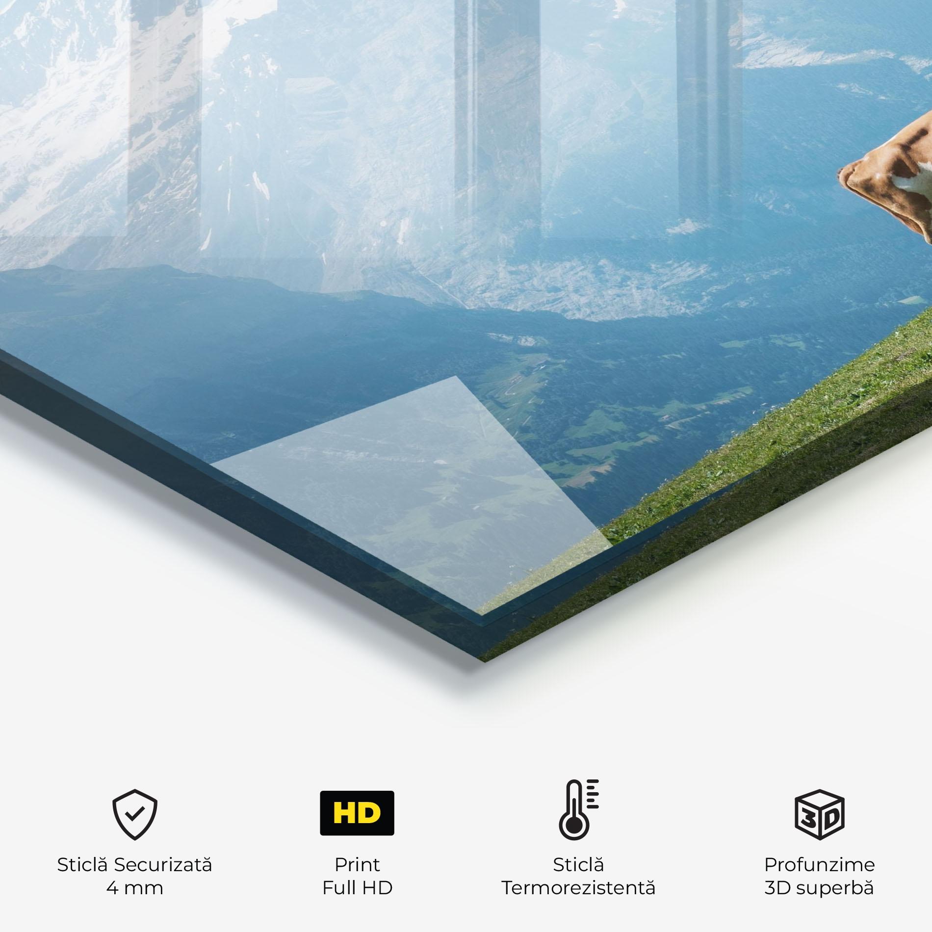 Panou Sticla Bucatarie Cow Mountain mockup 2