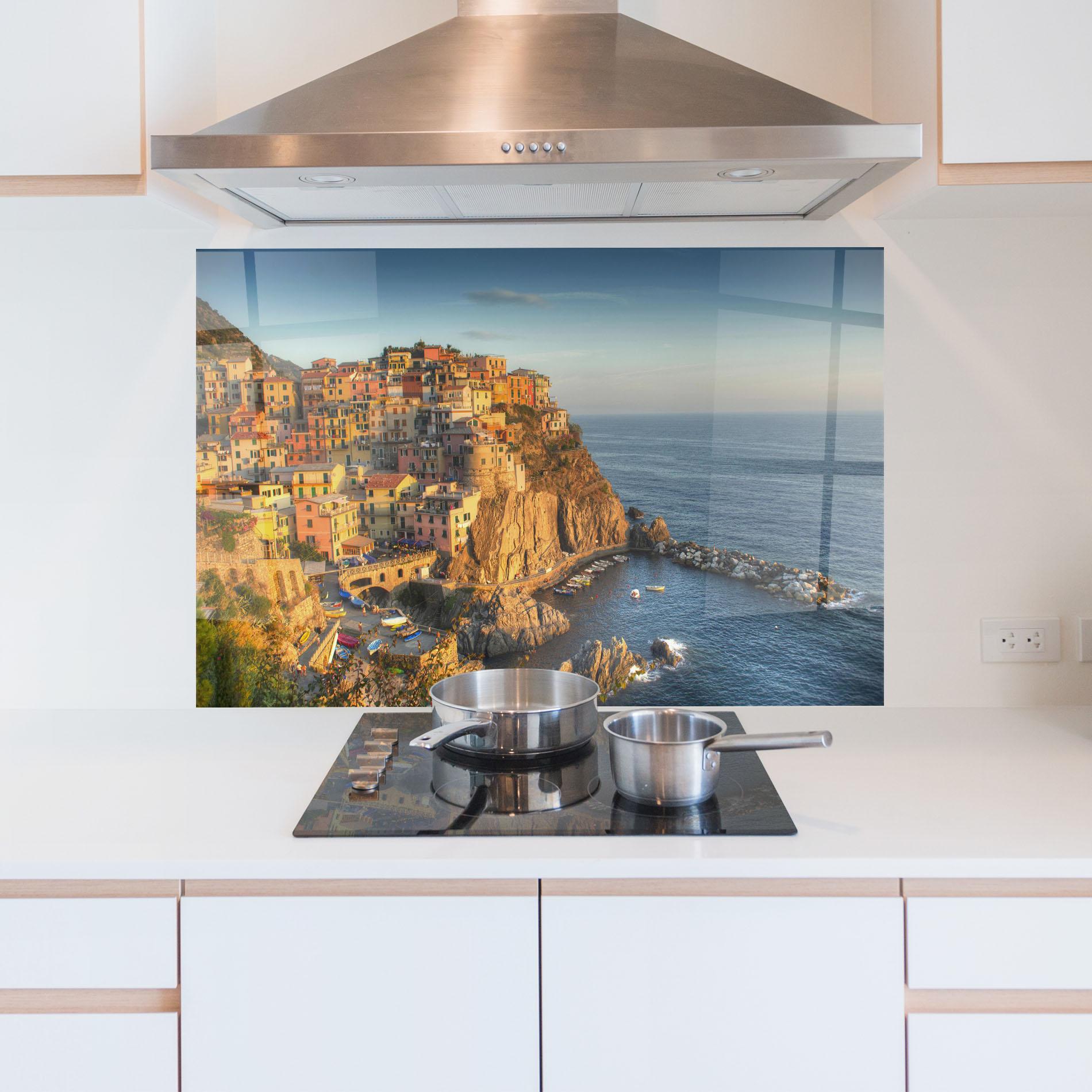 Panou Sticla Bucatarie Cinque Terrre mockup 5