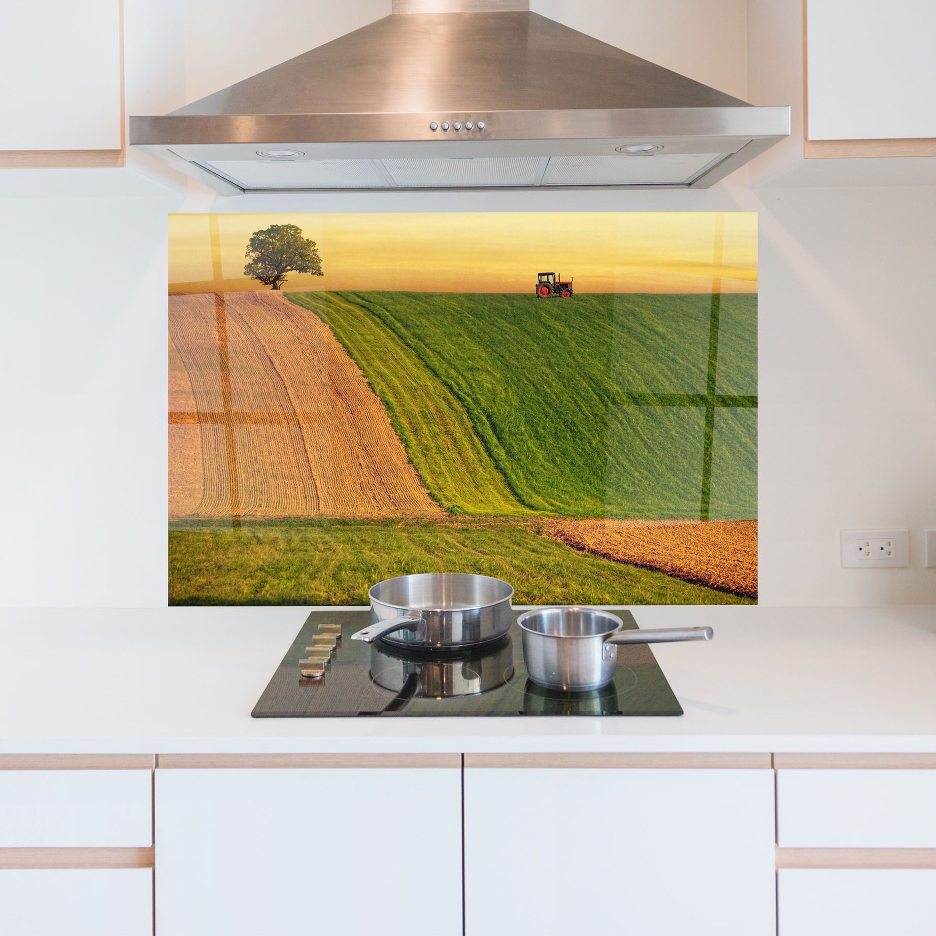 Green Cream Field mockup 5