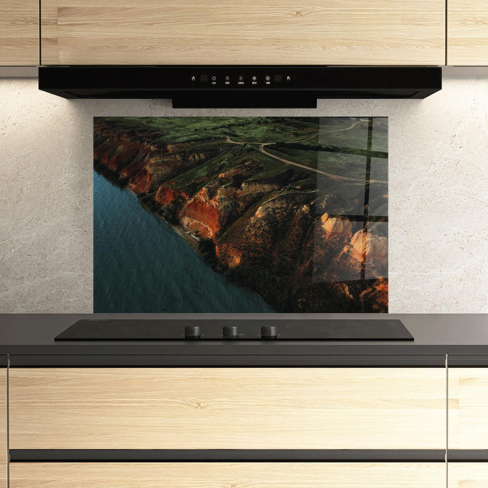 Panou Sticla Bucatarie End Of The Road mockup 3