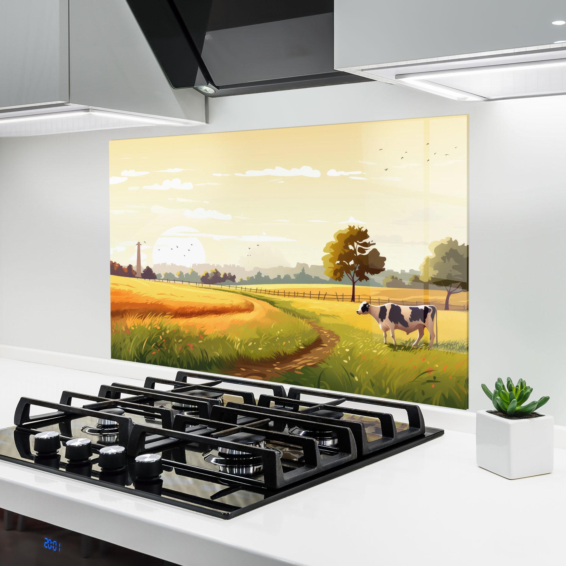 Panou Sticla Bucatarie Grazing Farm mockup 6