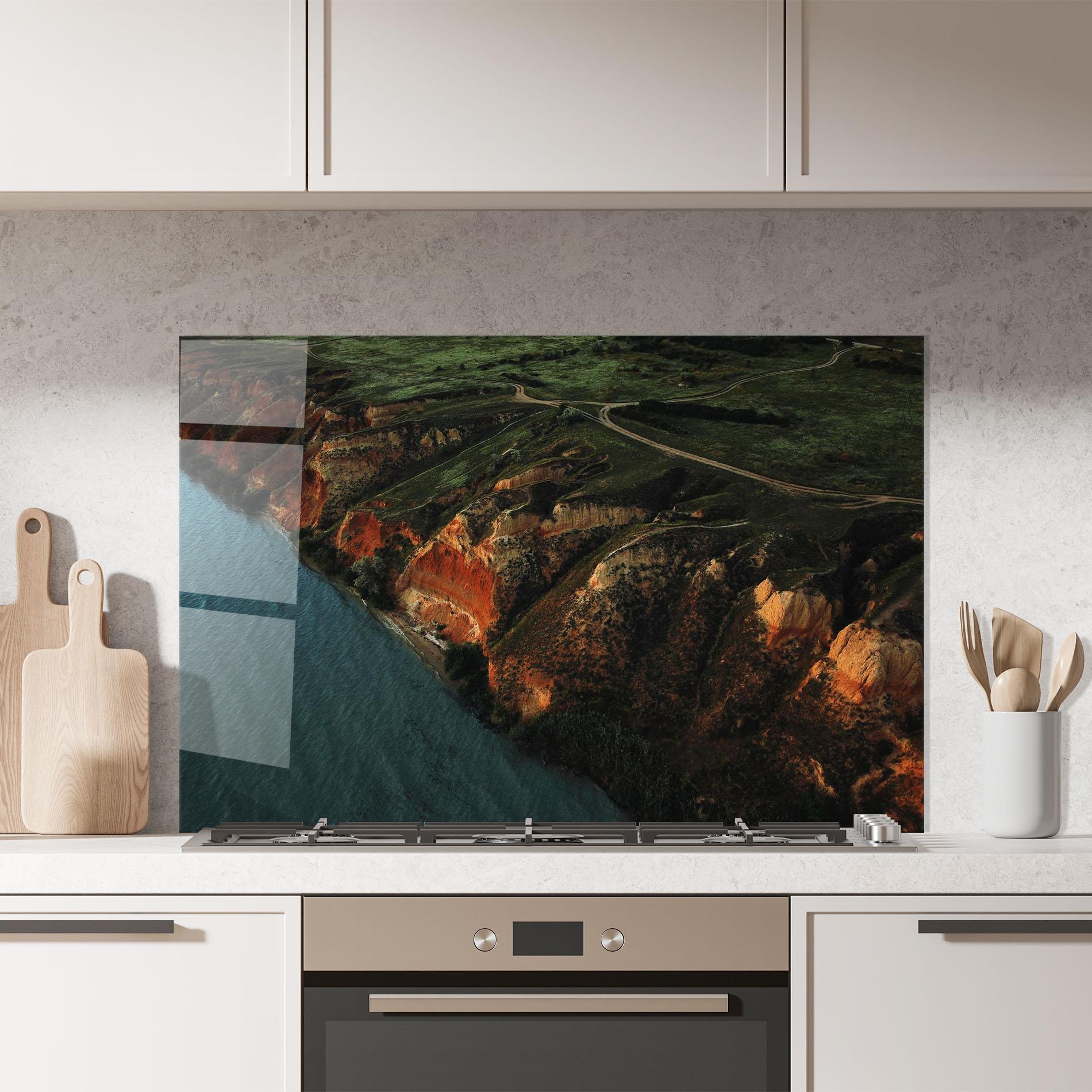 Panou Sticla Bucatarie End Of The Road mockup 7