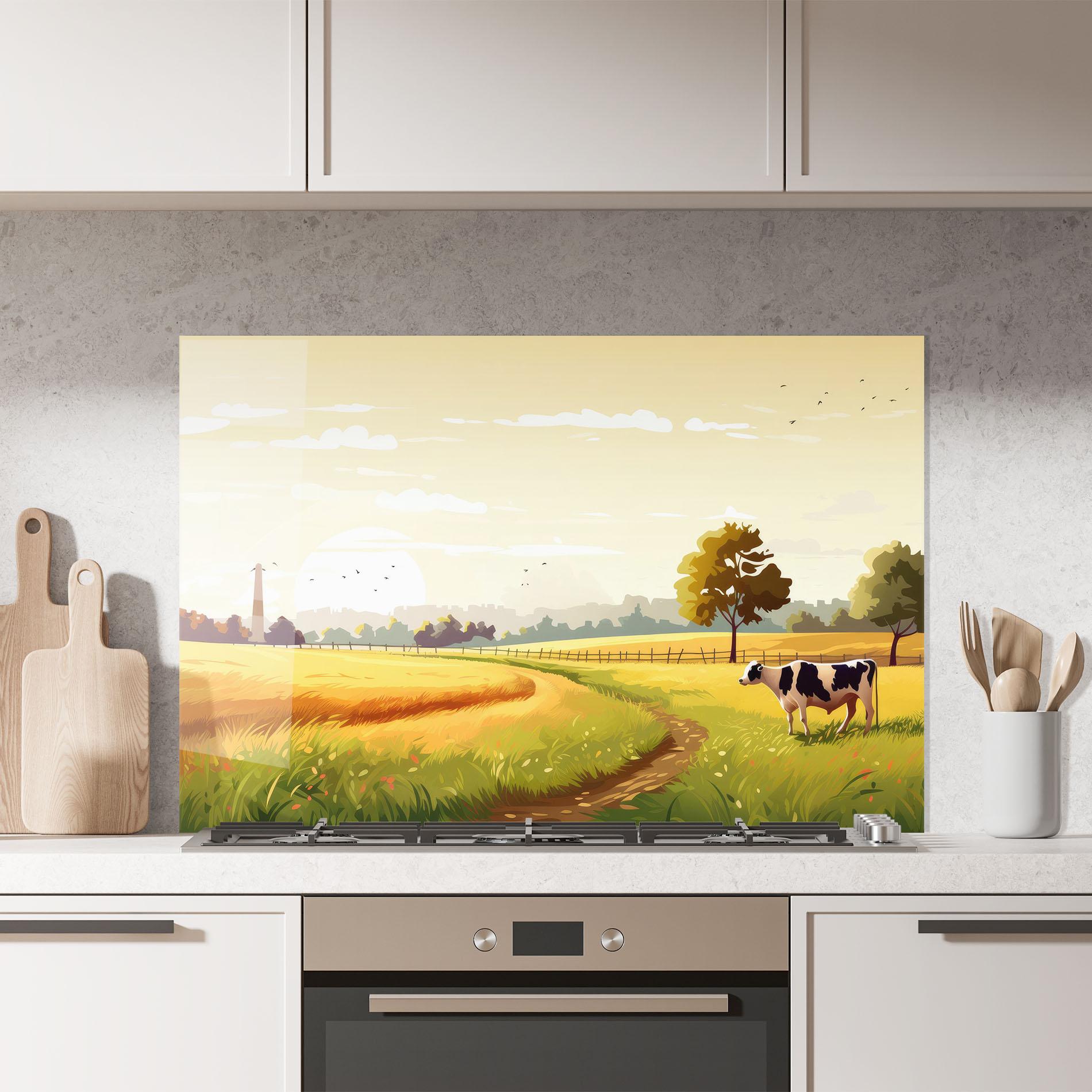 Panou Sticla Bucatarie Grazing Farm mockup 7