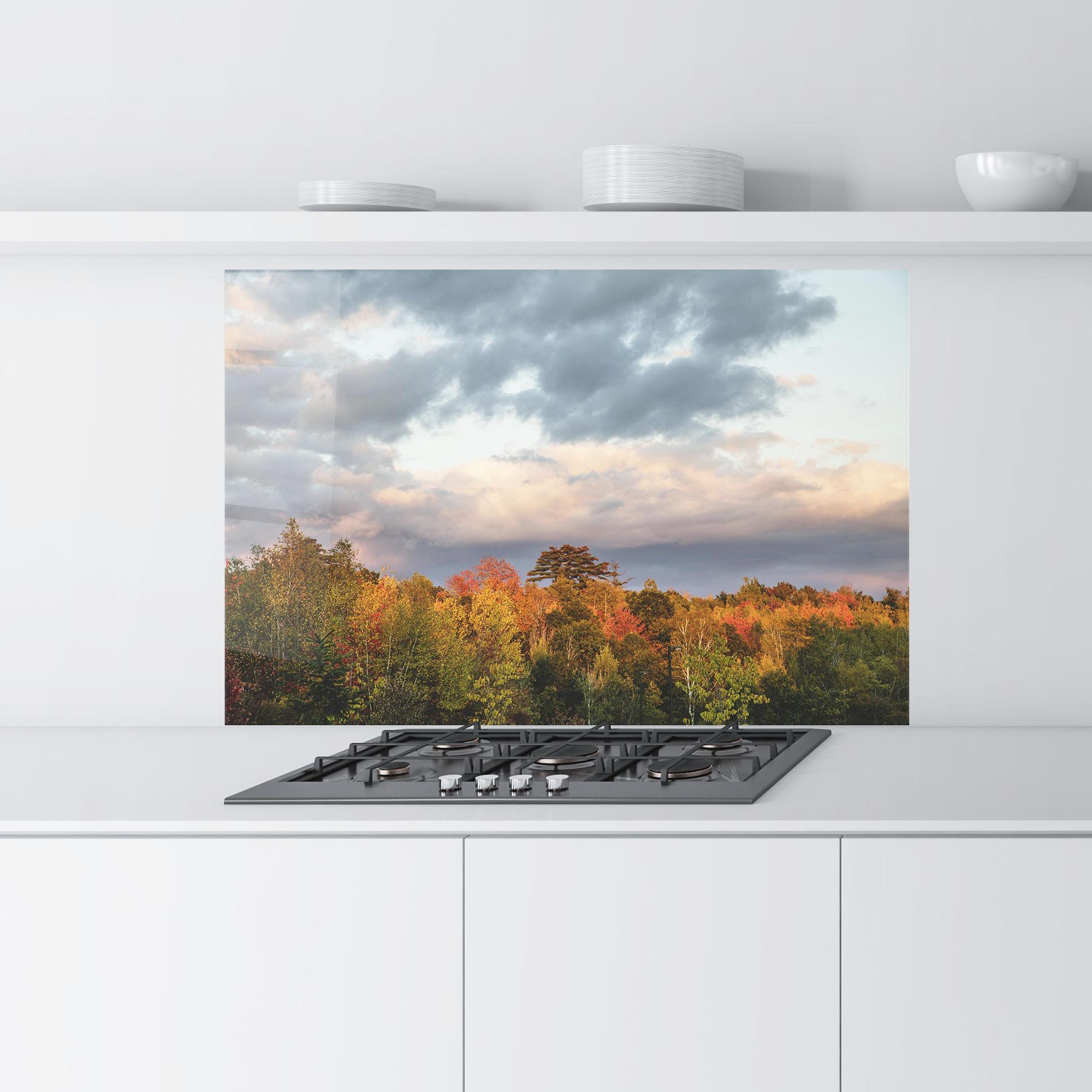 Panou Sticla Bucatarie Autumn View mockup 9